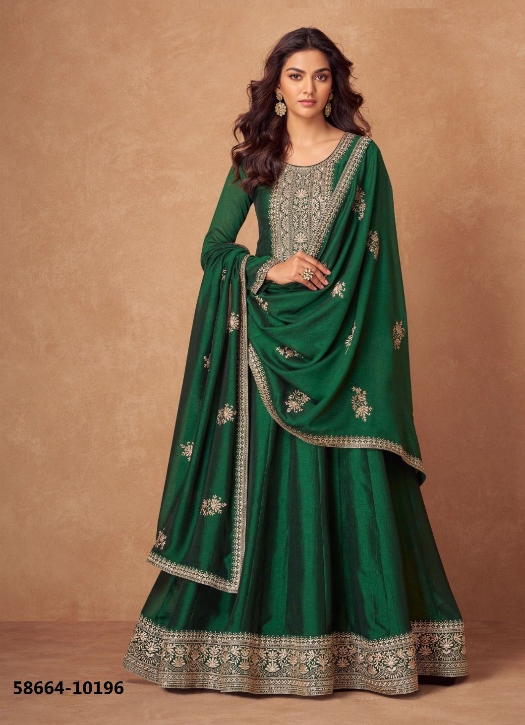 RASHMIKA - Catalog # 58664 (Set of 5 Readymade Gowns) by Brand AASHIRWAD RASHMIKA - Catalog # 58664 (Set of 5 Readymade Gowns) by Brand AASHIRWAD