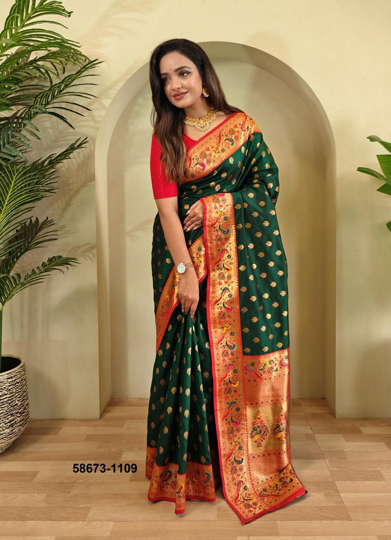 AANCHAL - Catalog # 58673 (Set of 7 Sarees) by Brand DESI MUSE AANCHAL - Catalog # 58673 (Set of 7 Sarees) by Brand DESI MUSE