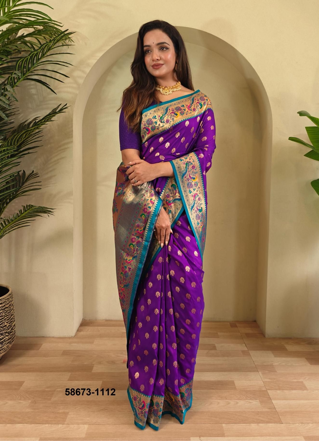 AANCHAL - Catalog # 58673 (Set of 7 Sarees) by Brand DESI MUSE AANCHAL - Catalog # 58673 (Set of 7 Sarees) by Brand DESI MUSE