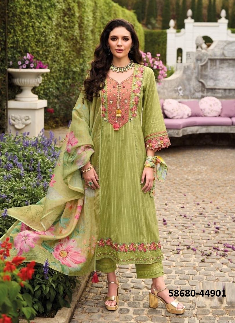 BEGUM 7 - Catalog # 58680 (Set of 5 Readymade Salwar Suits) by Brand KAILEE FASHIONS BEGUM 7 - Catalog # 58680 (Set of 5 Readymade Salwar Suits) by Brand KAILEE FASHIONS