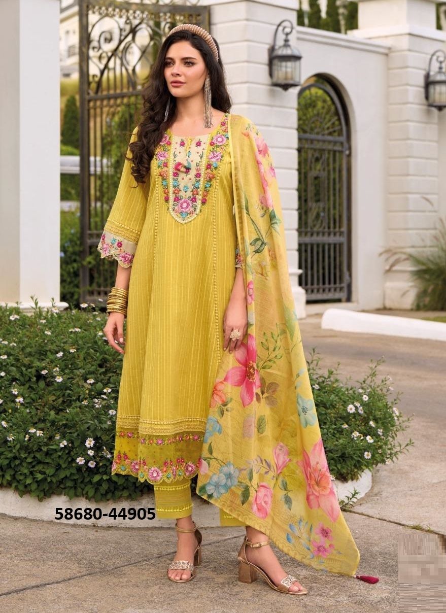 BEGUM 7 - Catalog # 58680 (Set of 5 Readymade Salwar Suits) by Brand KAILEE FASHIONS BEGUM 7 - Catalog # 58680 (Set of 5 Readymade Salwar Suits) by Brand KAILEE FASHIONS