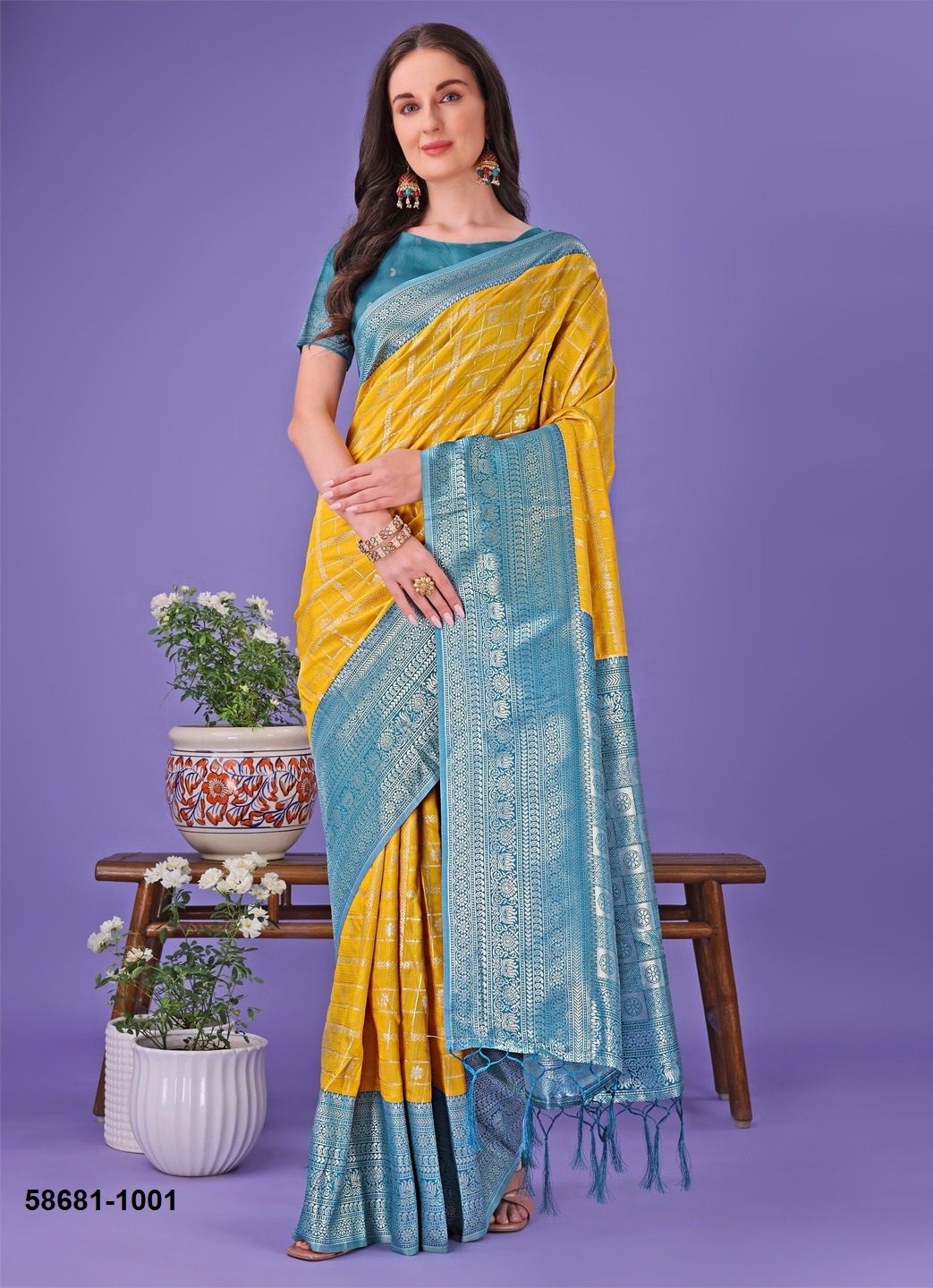 PLAZZO SILK 2 - Catalog # 58681 (Set of 8 Sarees) by Brand DESI MUSE PLAZZO SILK 2 - Catalog # 58681 (Set of 8 Sarees) by Brand DESI MUSE