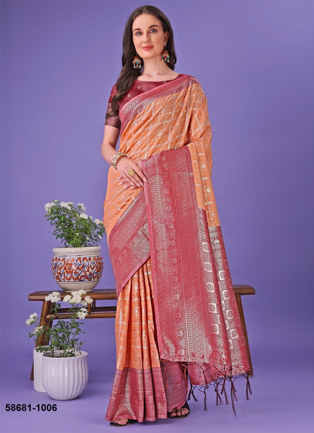 PLAZZO SILK 2 - Catalog # 58681 (Set of 8 Sarees) by Brand DESI MUSE PLAZZO SILK 2 - Catalog # 58681 (Set of 8 Sarees) by Brand DESI MUSE