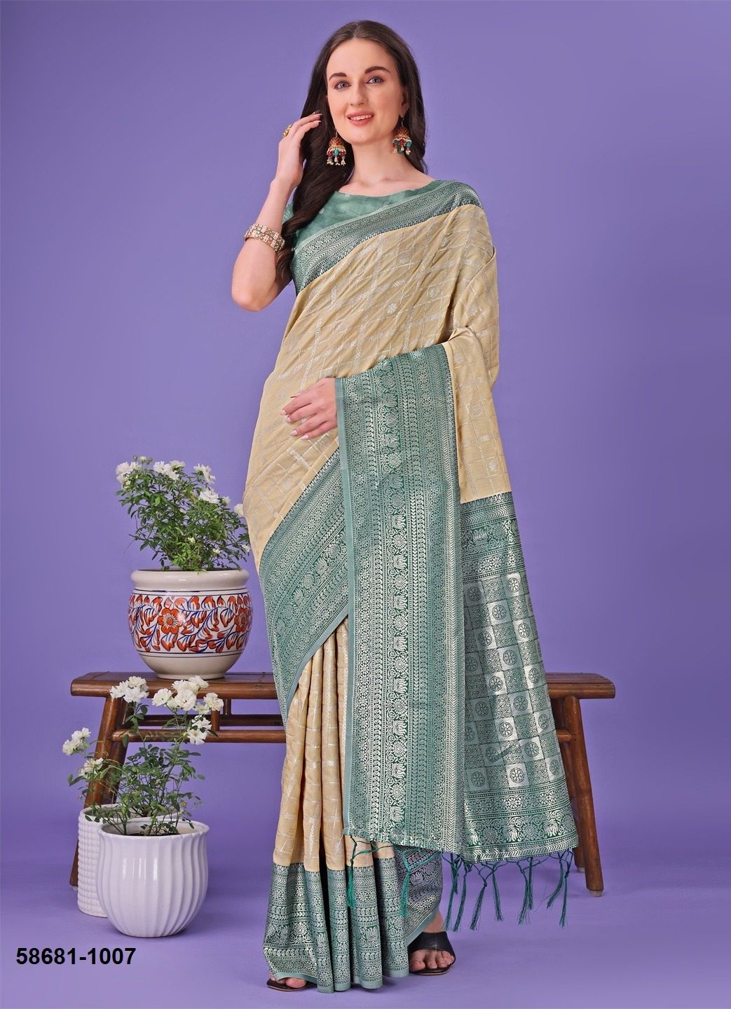PLAZZO SILK 2 - Catalog # 58681 (Set of 8 Sarees) by Brand DESI MUSE PLAZZO SILK 2 - Catalog # 58681 (Set of 8 Sarees) by Brand DESI MUSE
