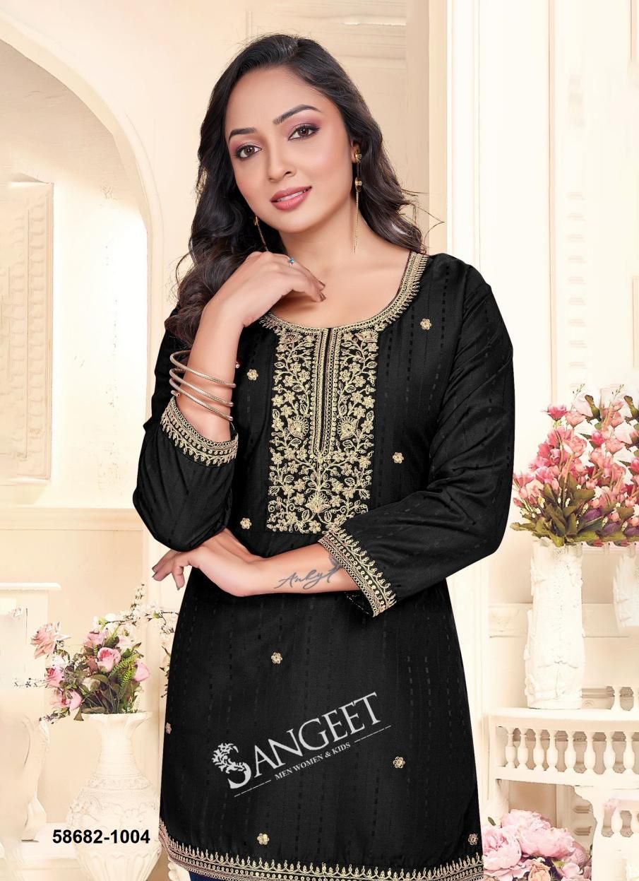 RAMNA - Catalog # 58682 (Set of 8 Readymade Women's Kurtis / Tops) by Brand SANGEET RAMNA - Catalog # 58682 (Set of 8 Readymade Women's Kurtis / Tops) by Brand SANGEET
