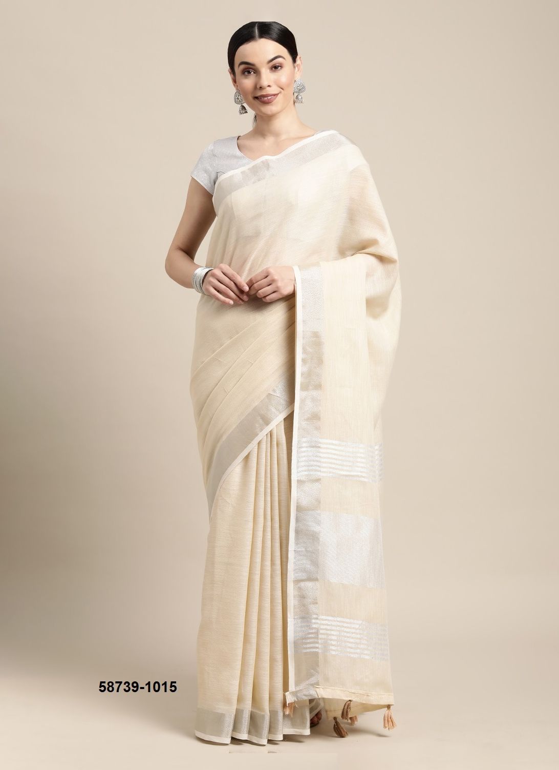 FINLAND - Catalog # 58739 (Set of 8 Sarees) by Brand DESI MUSE