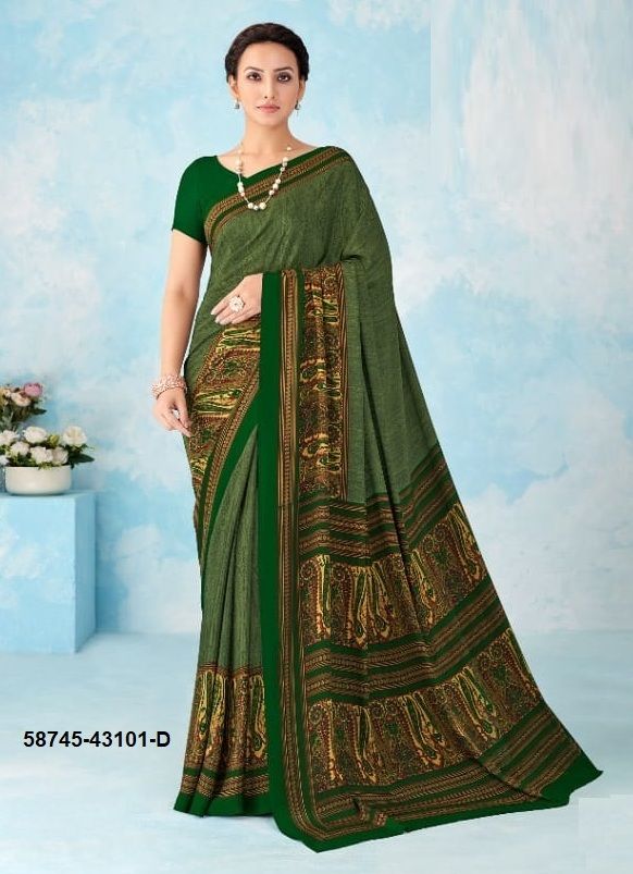 VIVANTA SILK 46 - Catalog # 58745 (Set of 12 Sarees) by Brand RUCHI SAREES