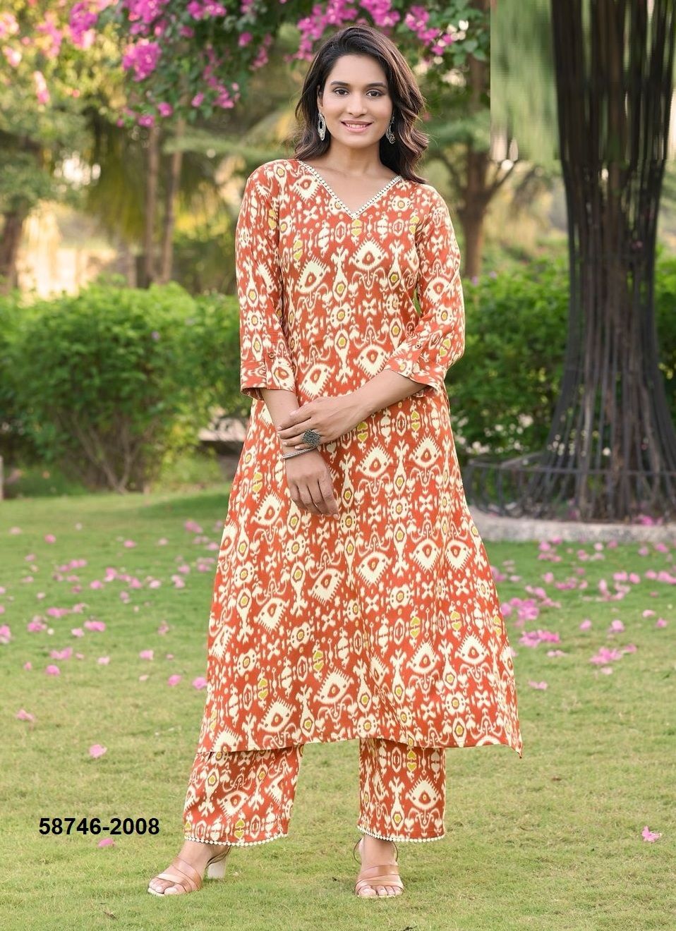 SULEKHA 2 - Catalog # 58746 (Set of 6 Tops With Bottoms) by Brand MITTOO
