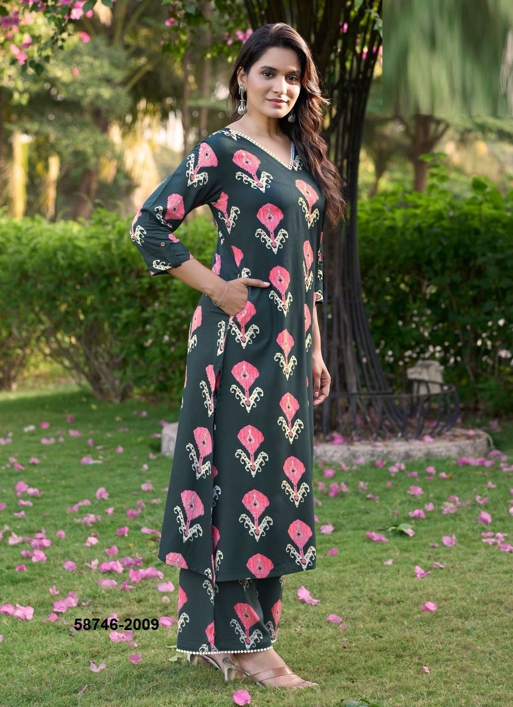 SULEKHA 2 - Catalog # 58746 (Set of 6 Tops With Bottoms) by Brand MITTOO