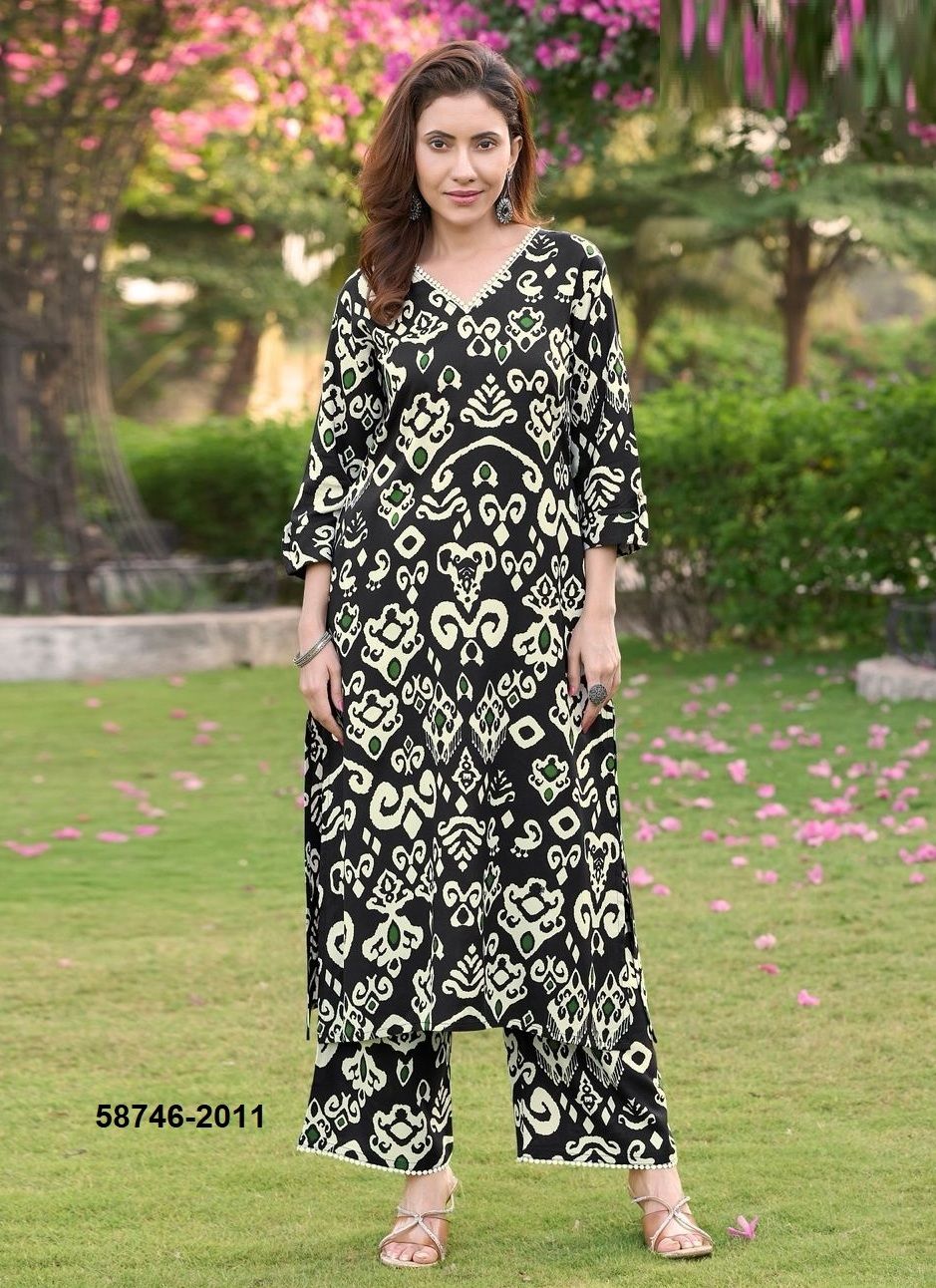 SULEKHA 2 - Catalog # 58746 (Set of 6 Tops With Bottoms) by Brand MITTOO