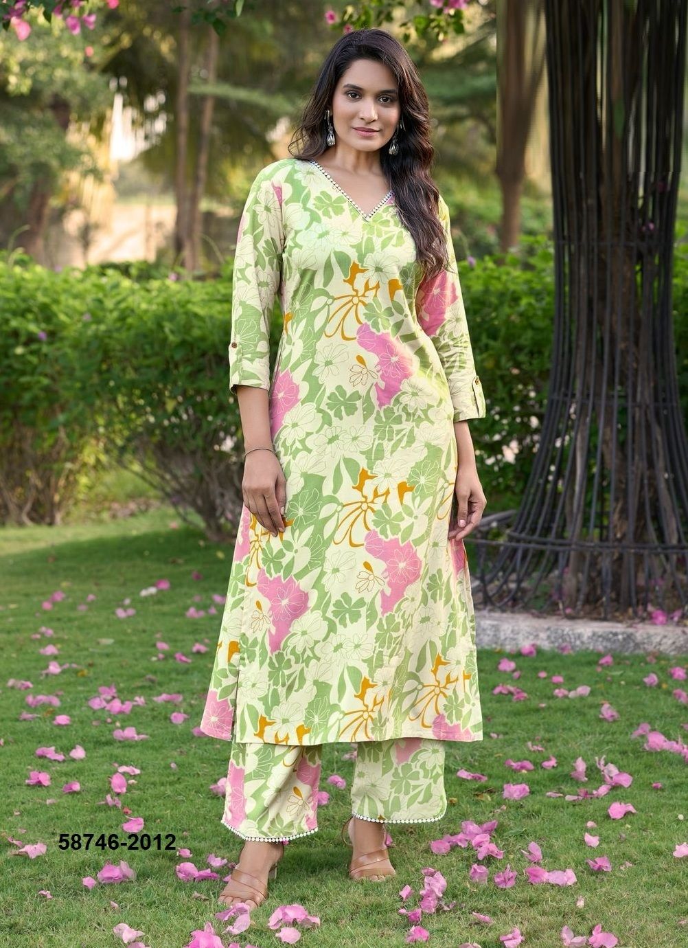 SULEKHA 2 - Catalog # 58746 (Set of 6 Tops With Bottoms) by Brand MITTOO