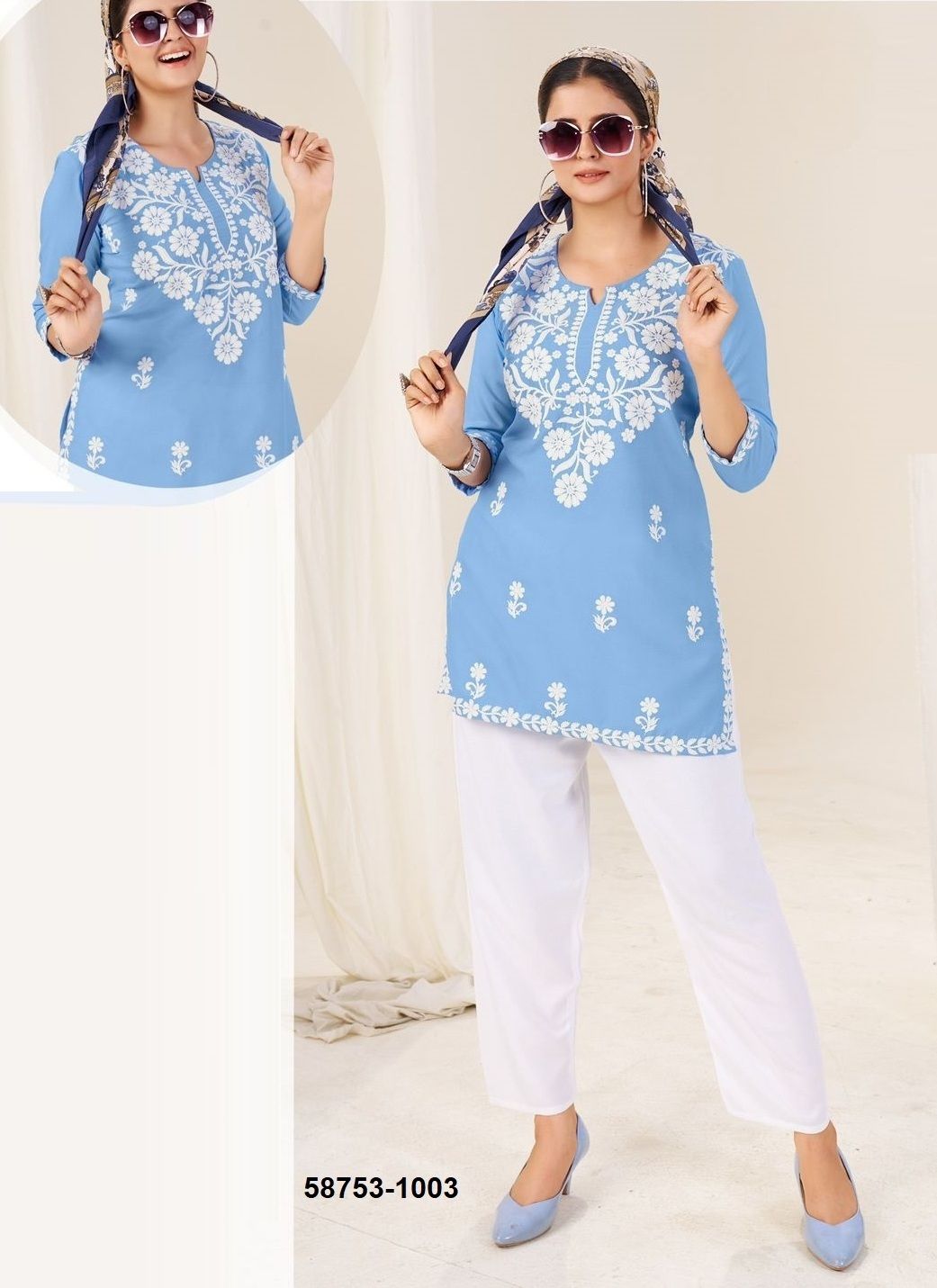 CELINA - Catalog # 58753 (Set of 4 Tops With Bottoms) by Brand BLUE HILLS