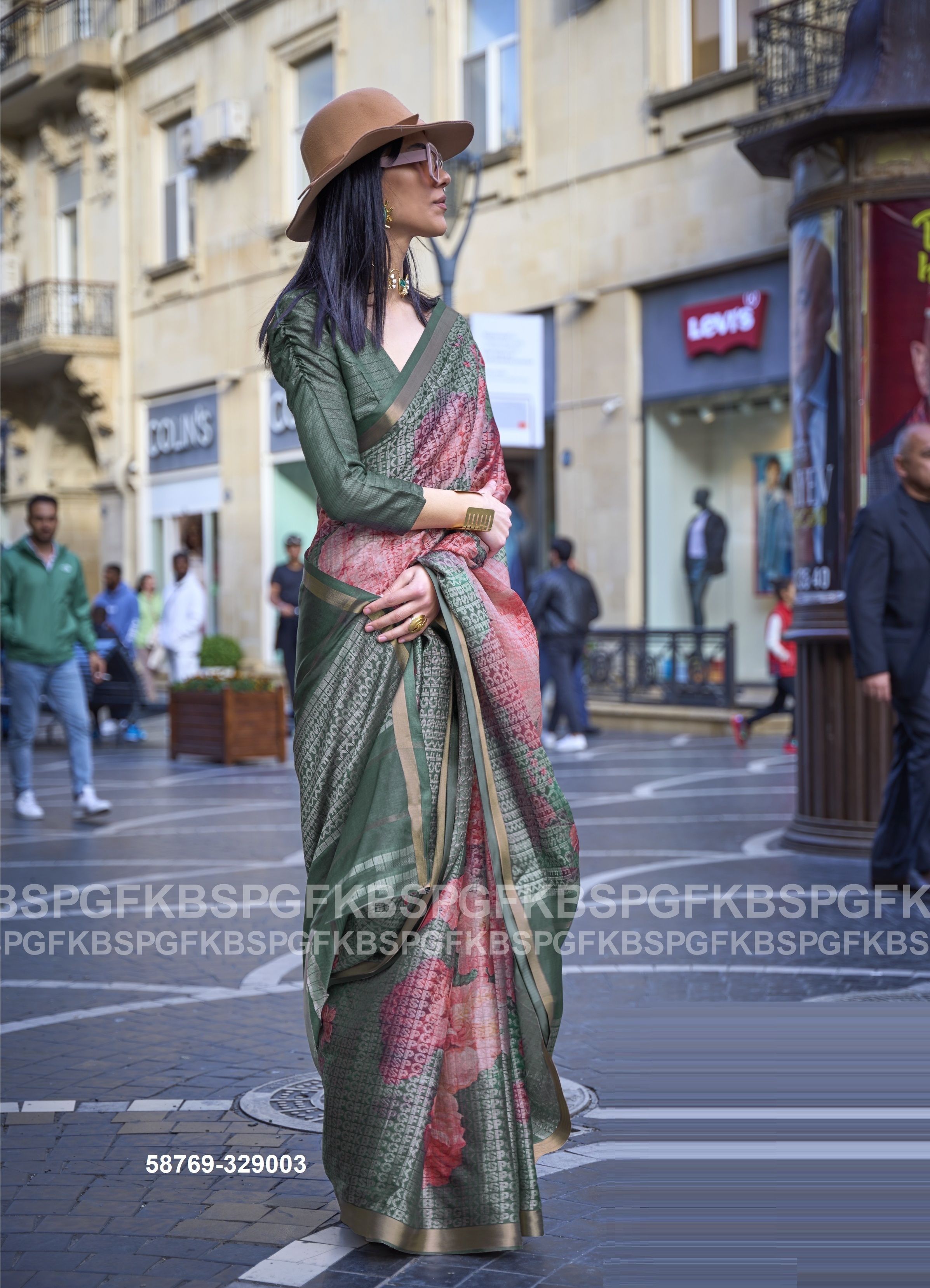 KLOCK - Catalog # 58769 (Set of 6 Sarees) by Brand RAJTEX FABRICS KLOCK - Catalog # 58769 (Set of 6 Sarees) by Brand RAJTEX FABRICS