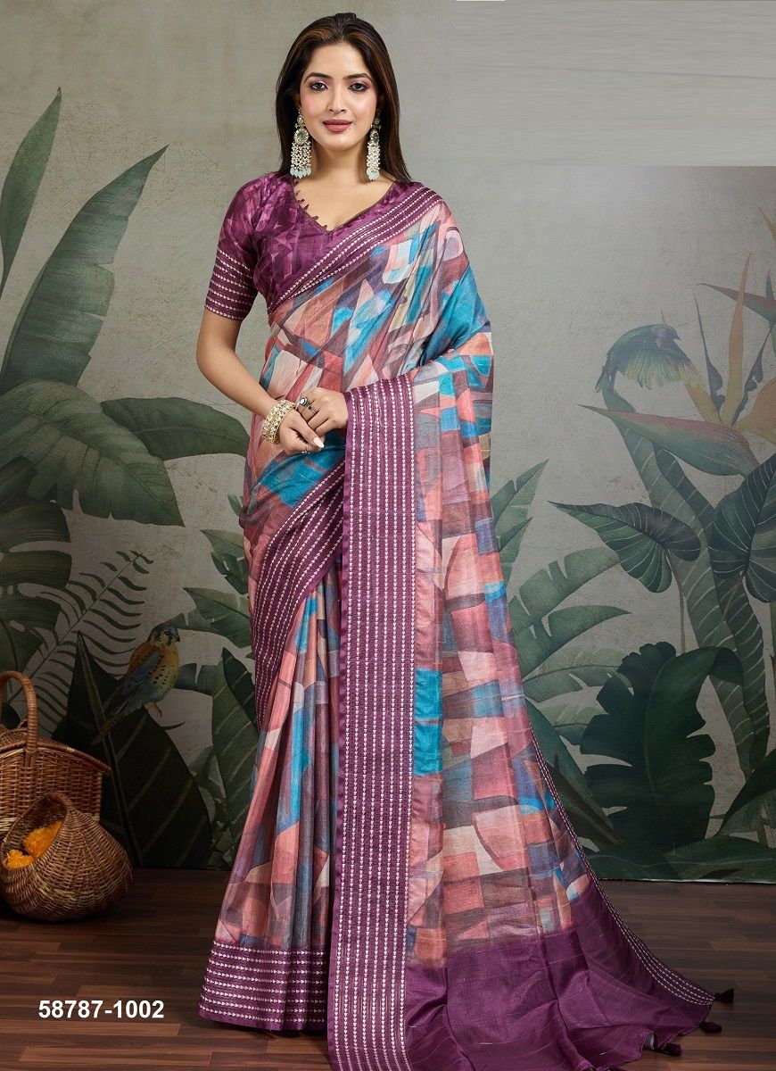 ERA - Catalog # 58787 (Set of 10 Sarees) by Brand SR SAREES