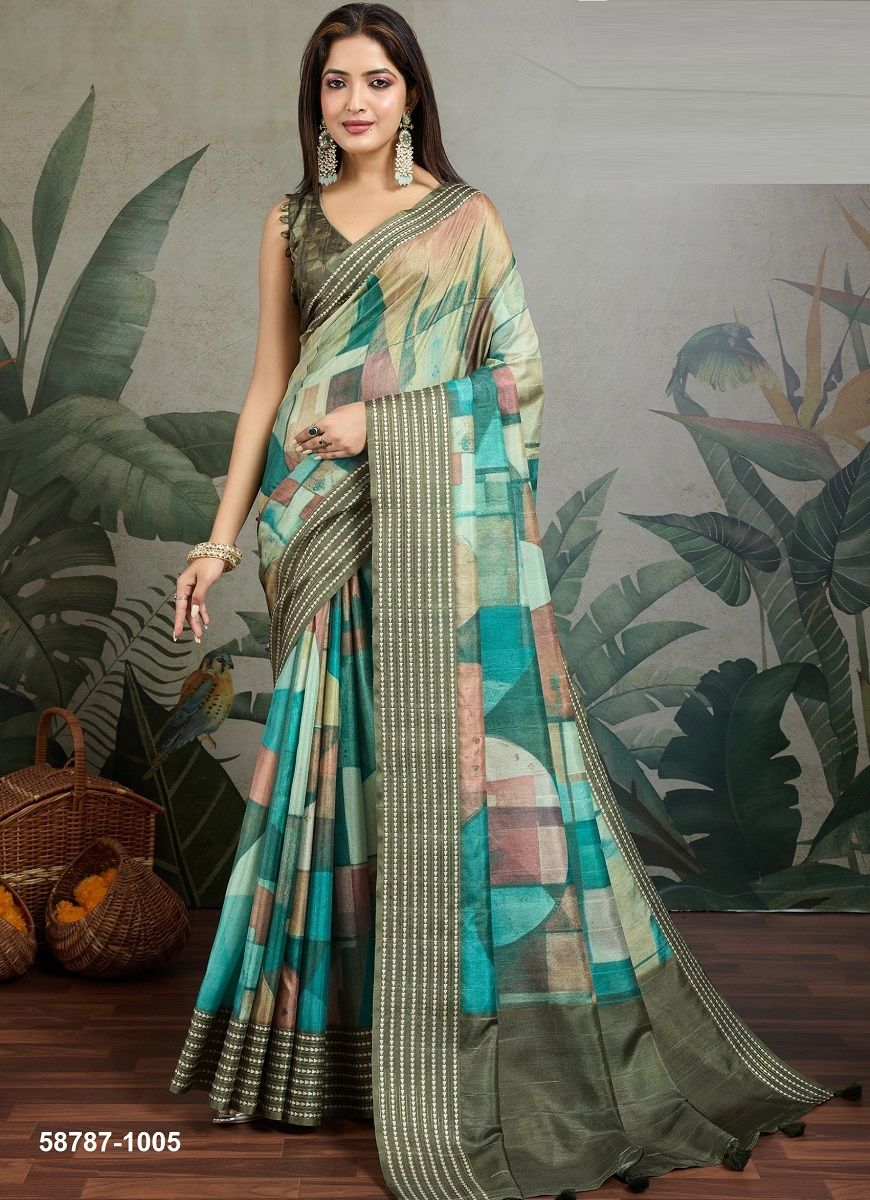 ERA - Catalog # 58787 (Set of 10 Sarees) by Brand SR SAREES