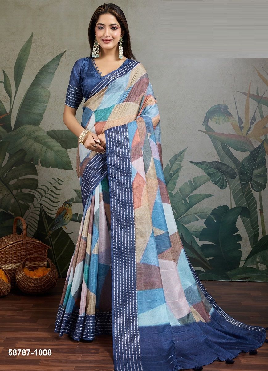 ERA - Catalog # 58787 (Set of 10 Sarees) by Brand SR SAREES