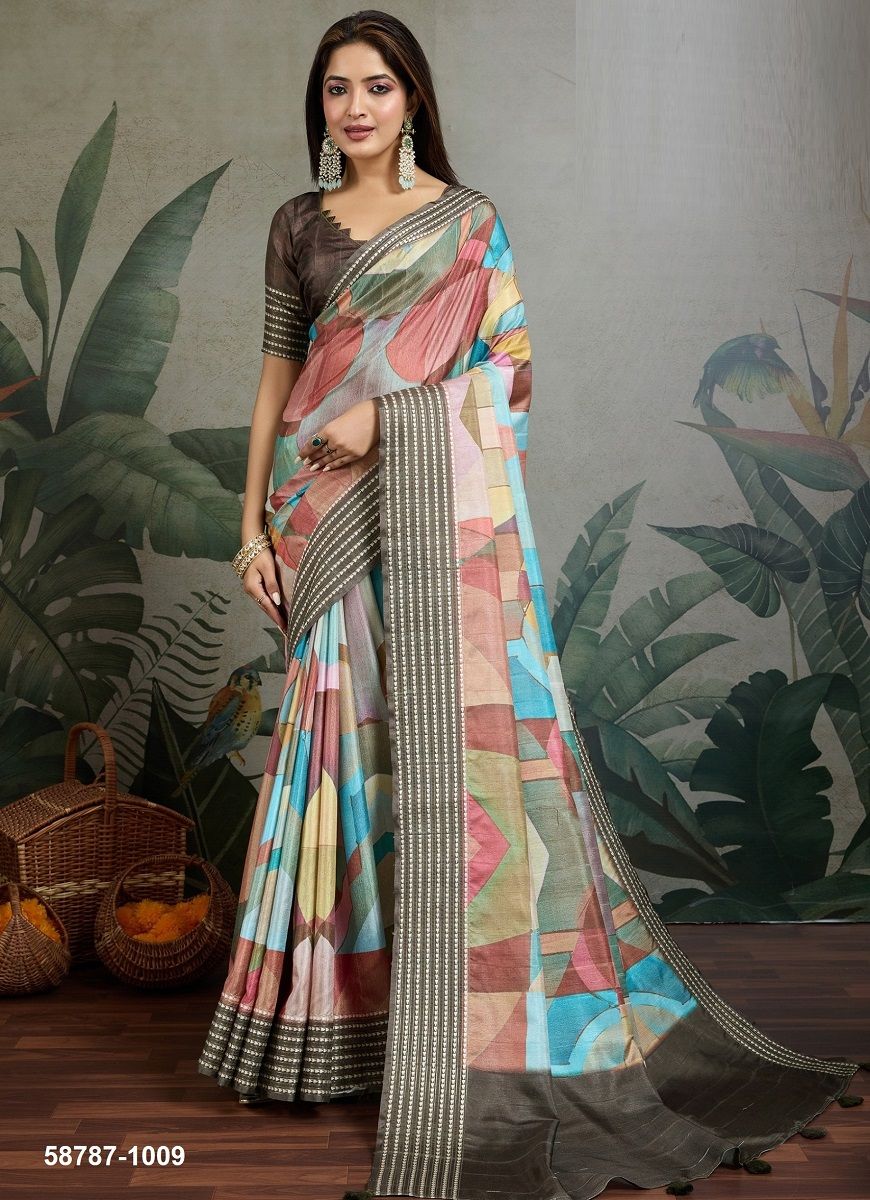 ERA - Catalog # 58787 (Set of 10 Sarees) by Brand SR SAREES