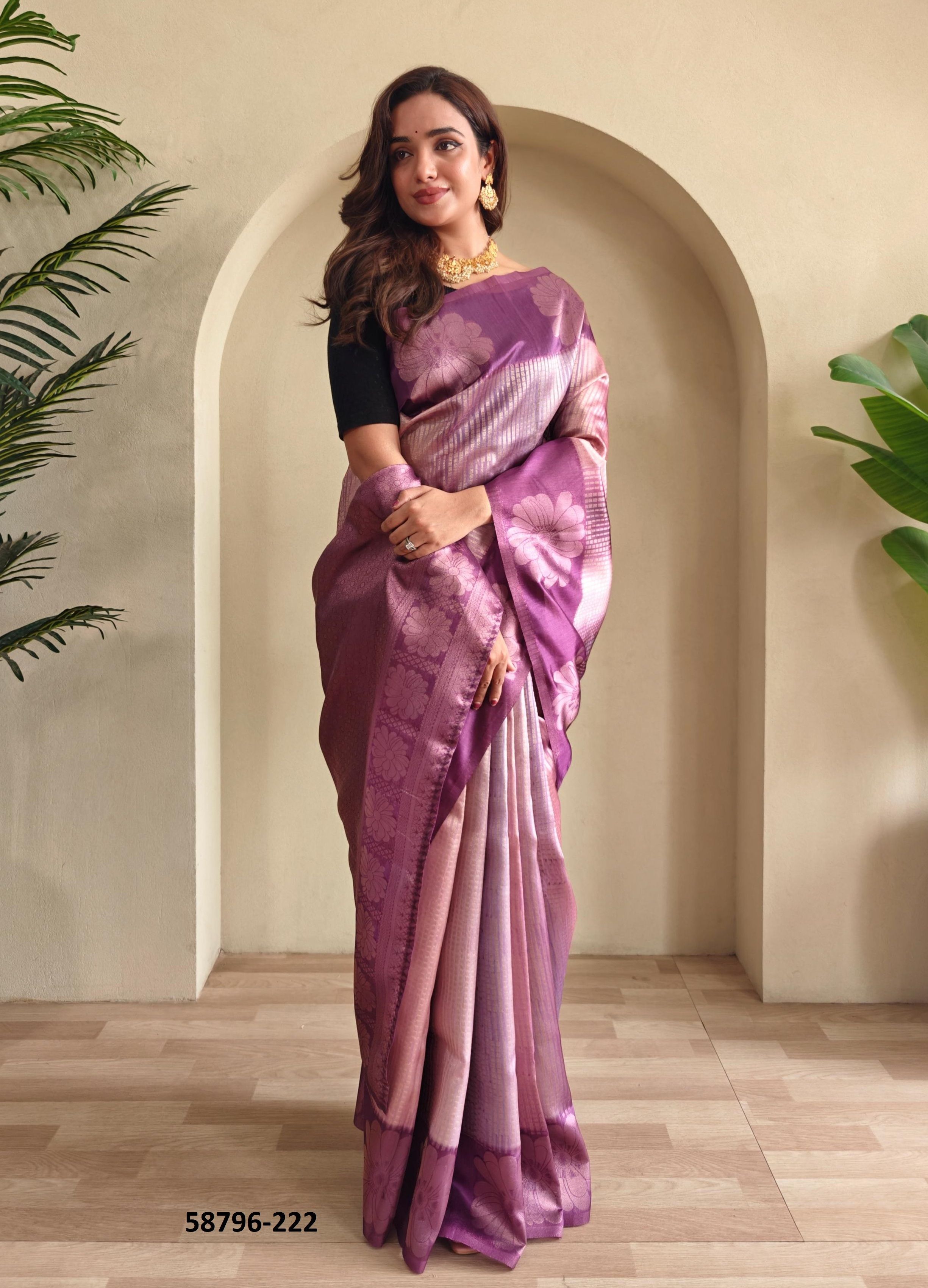 MORVI - Catalog # 58796 (Set of 6 Sarees) by Brand DESI MUSE