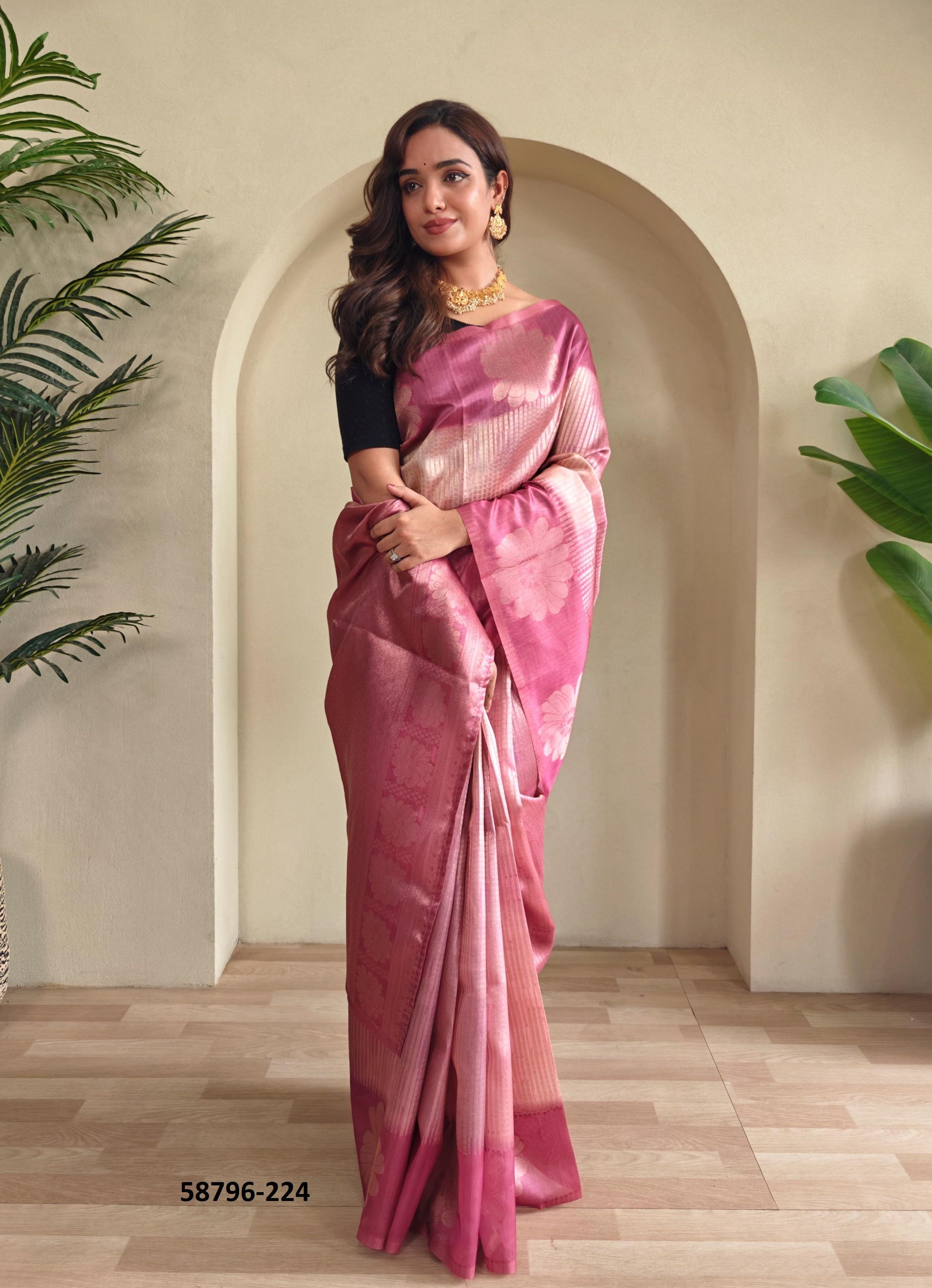 MORVI - Catalog # 58796 (Set of 6 Sarees) by Brand DESI MUSE