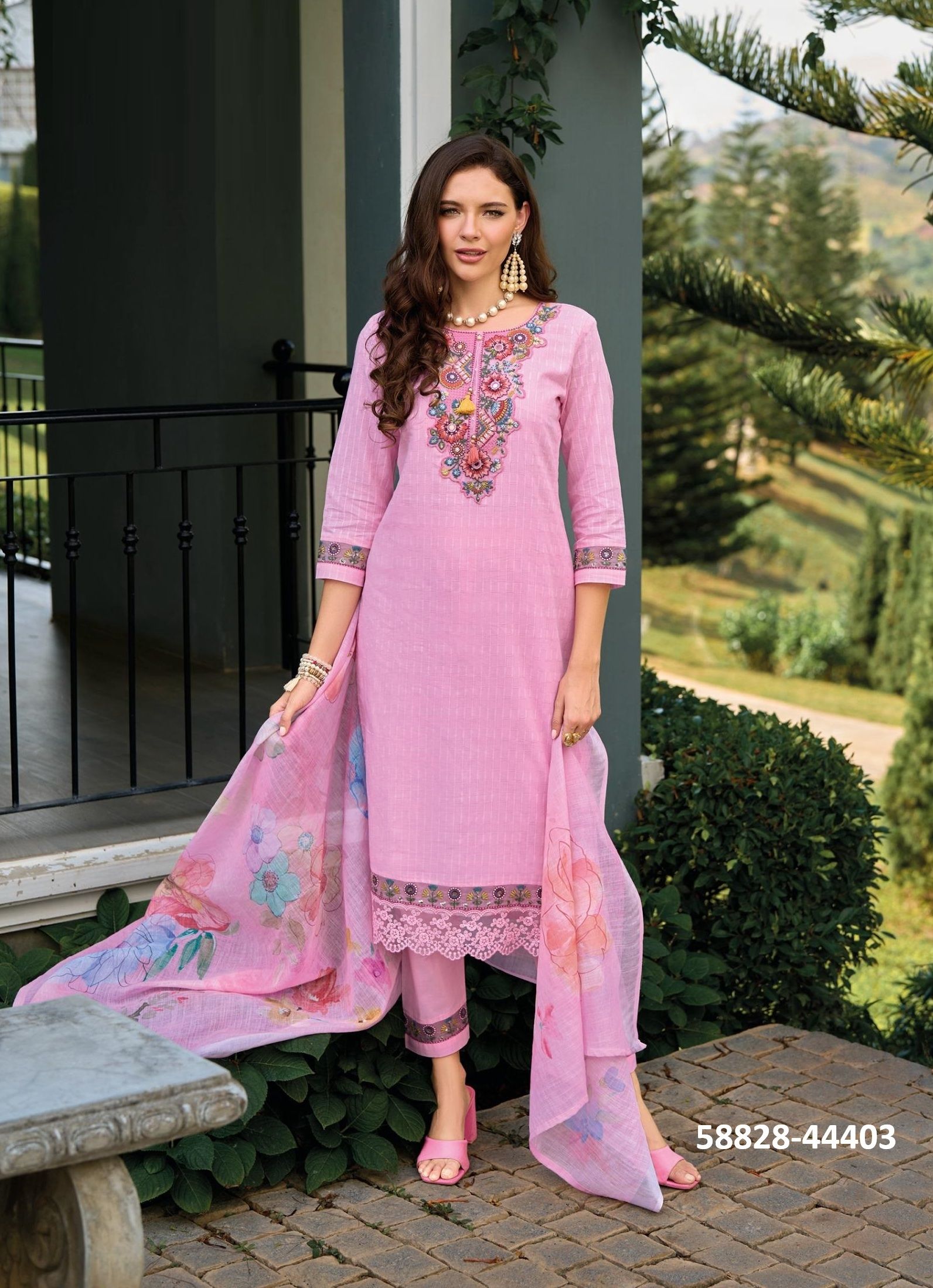 SUMMER GARDEN 2 - Catalog # 58828 (Set of 6 Readymade Salwar Suits) by Brand KAILEE FASHIONS SUMMER GARDEN 2 - Catalog # 58828 (Set of 6 Readymade Salwar Suits) by Brand KAILEE FASHIONS