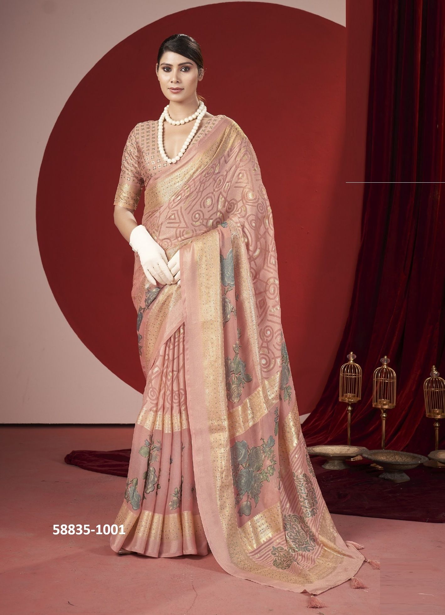TRINAY - Catalog # 58835 (Set of 8 Sarees) by Brand SHUBH SHREE CREATIONS TRINAY - Catalog # 58835 (Set of 8 Sarees) by Brand SHUBH SHREE CREATIONS