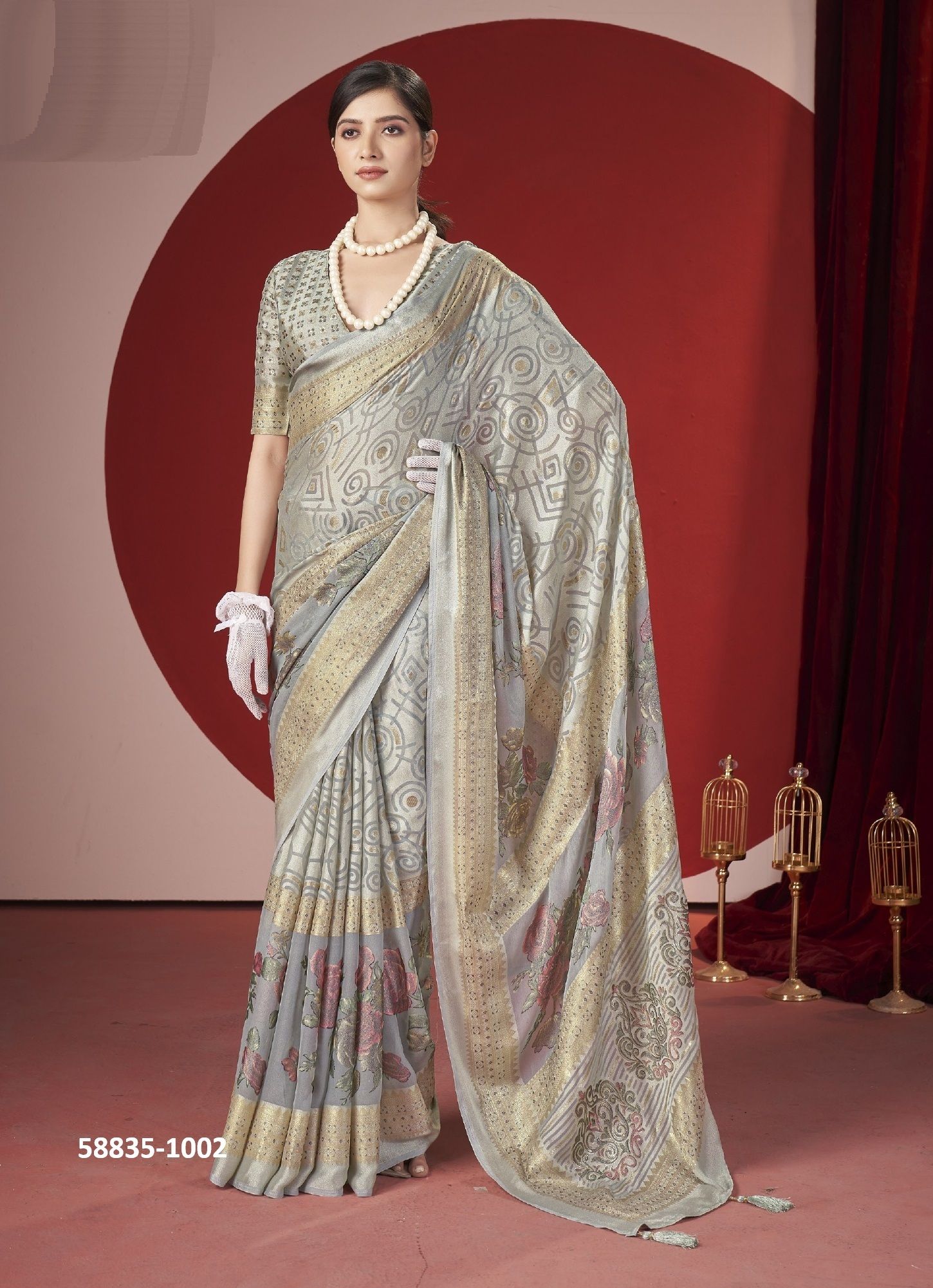 TRINAY - Catalog # 58835 (Set of 8 Sarees) by Brand SHUBH SHREE CREATIONS TRINAY - Catalog # 58835 (Set of 8 Sarees) by Brand SHUBH SHREE CREATIONS