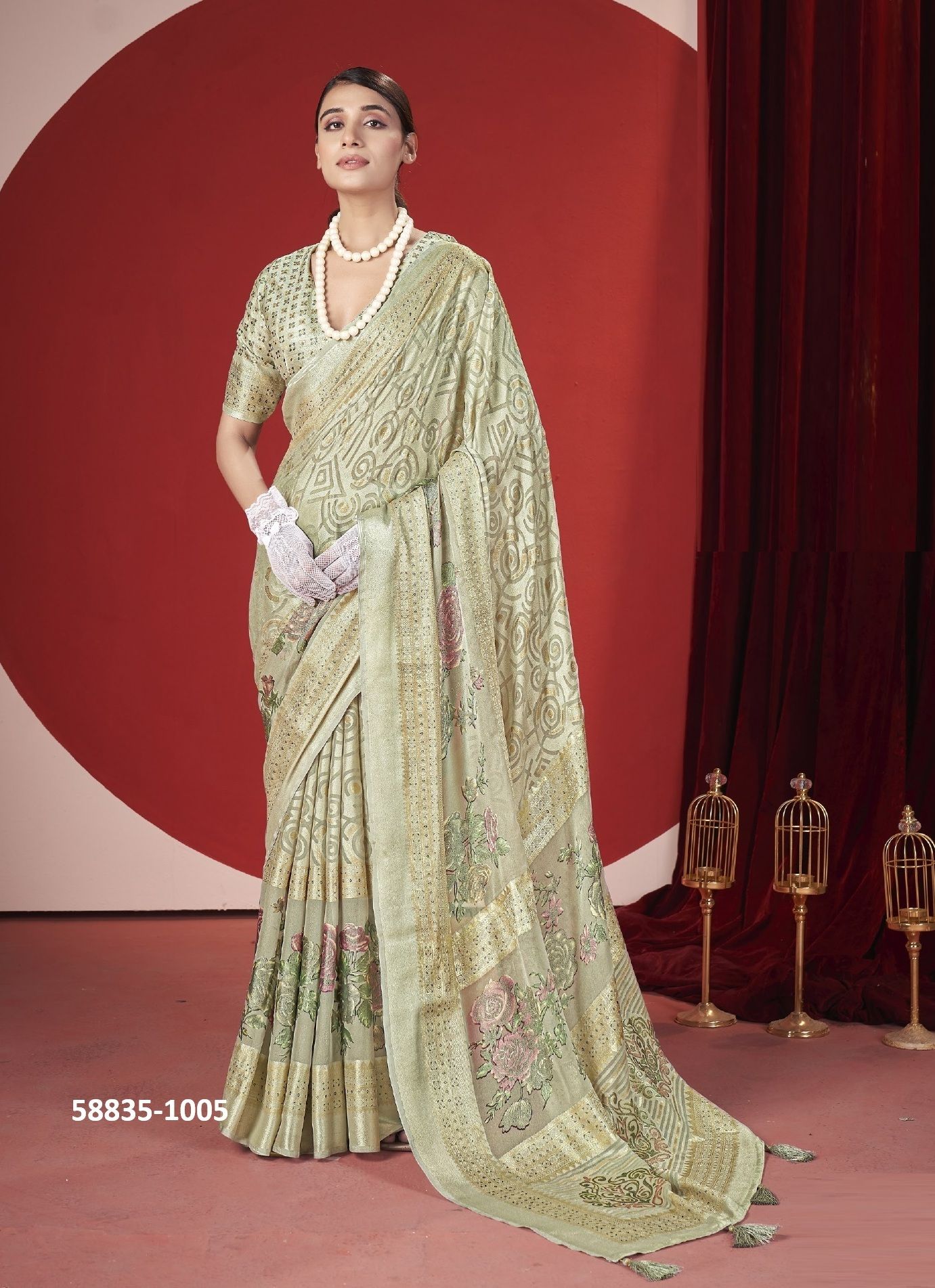 TRINAY - Catalog # 58835 (Set of 8 Sarees) by Brand SHUBH SHREE CREATIONS TRINAY - Catalog # 58835 (Set of 8 Sarees) by Brand SHUBH SHREE CREATIONS