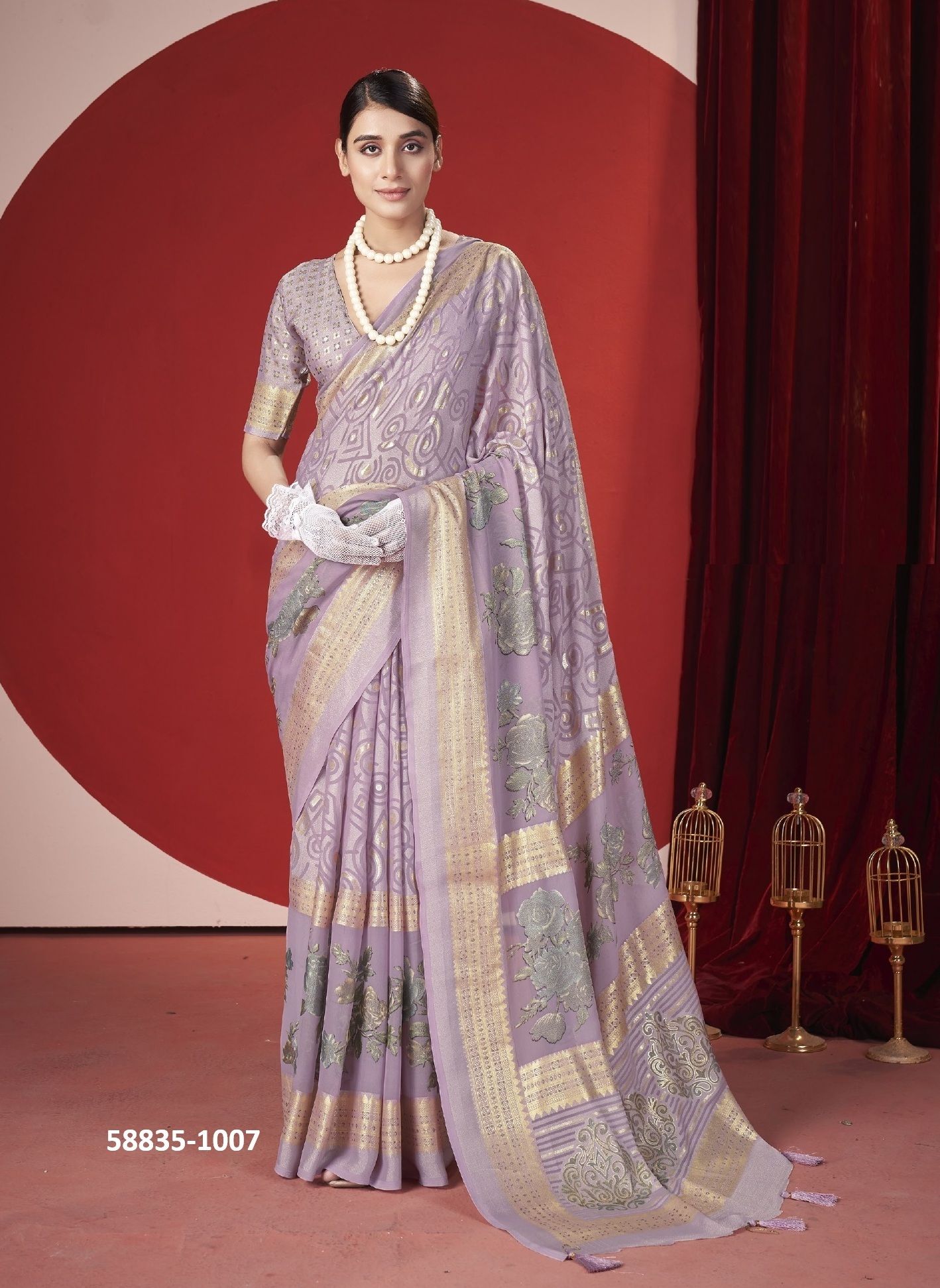 TRINAY - Catalog # 58835 (Set of 8 Sarees) by Brand SHUBH SHREE CREATIONS TRINAY - Catalog # 58835 (Set of 8 Sarees) by Brand SHUBH SHREE CREATIONS