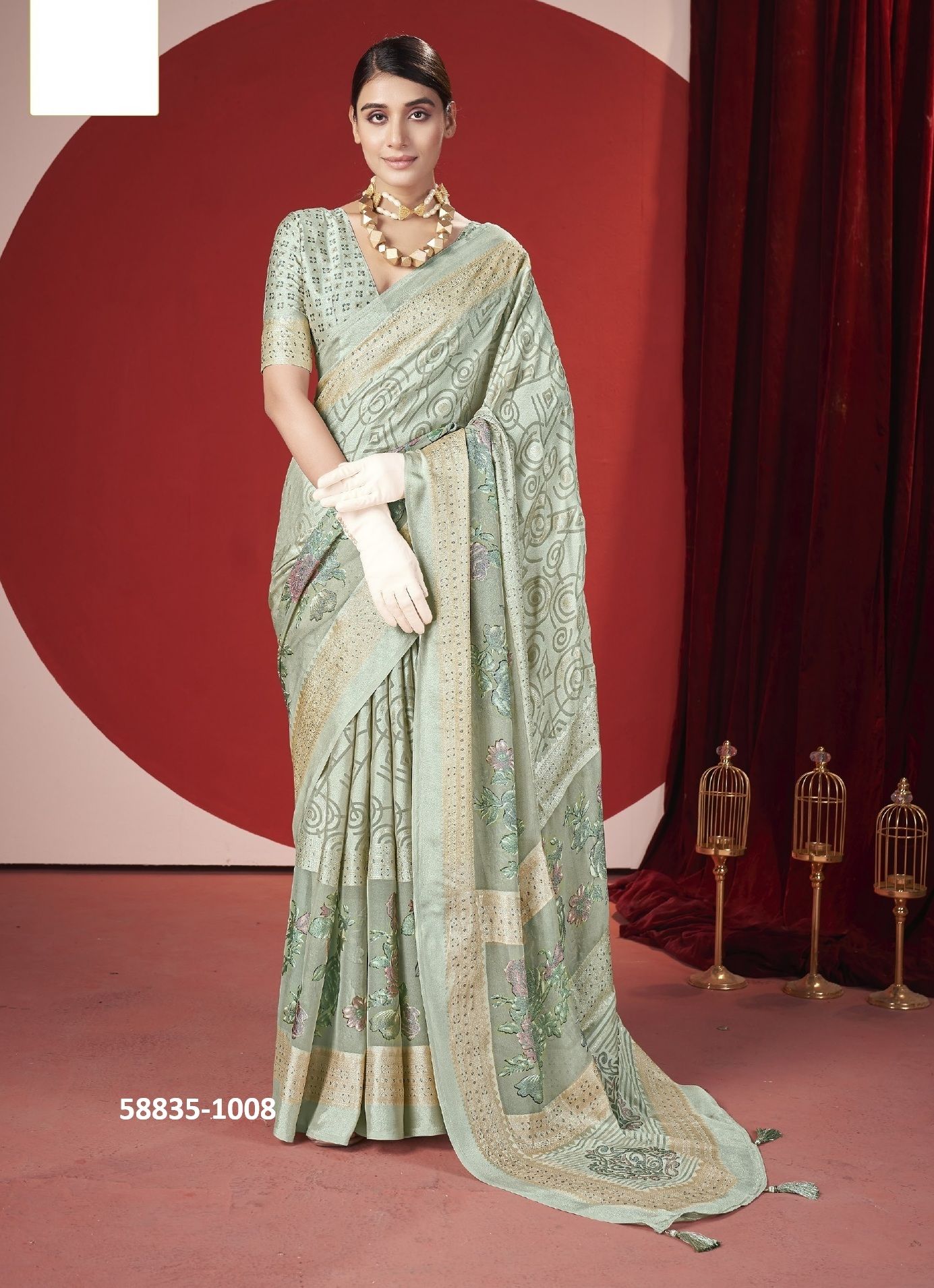 TRINAY - Catalog # 58835 (Set of 8 Sarees) by Brand SHUBH SHREE CREATIONS TRINAY - Catalog # 58835 (Set of 8 Sarees) by Brand SHUBH SHREE CREATIONS