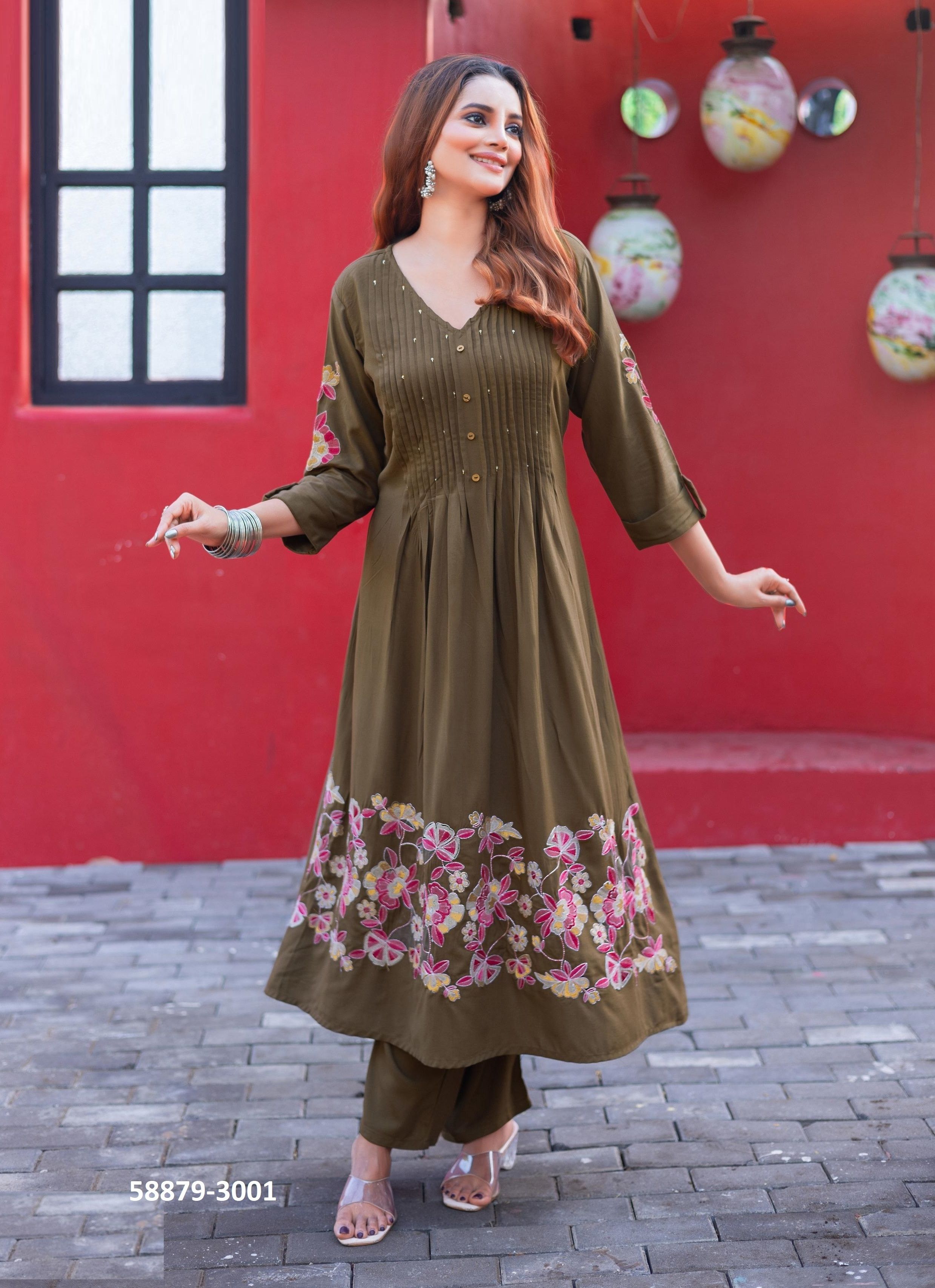 TANVIKA - Catalog # 58879 (Set of 5 Tops With Bottoms) by Brand MITTOO TANVIKA - Catalog # 58879 (Set of 5 Tops With Bottoms) by Brand MITTOO