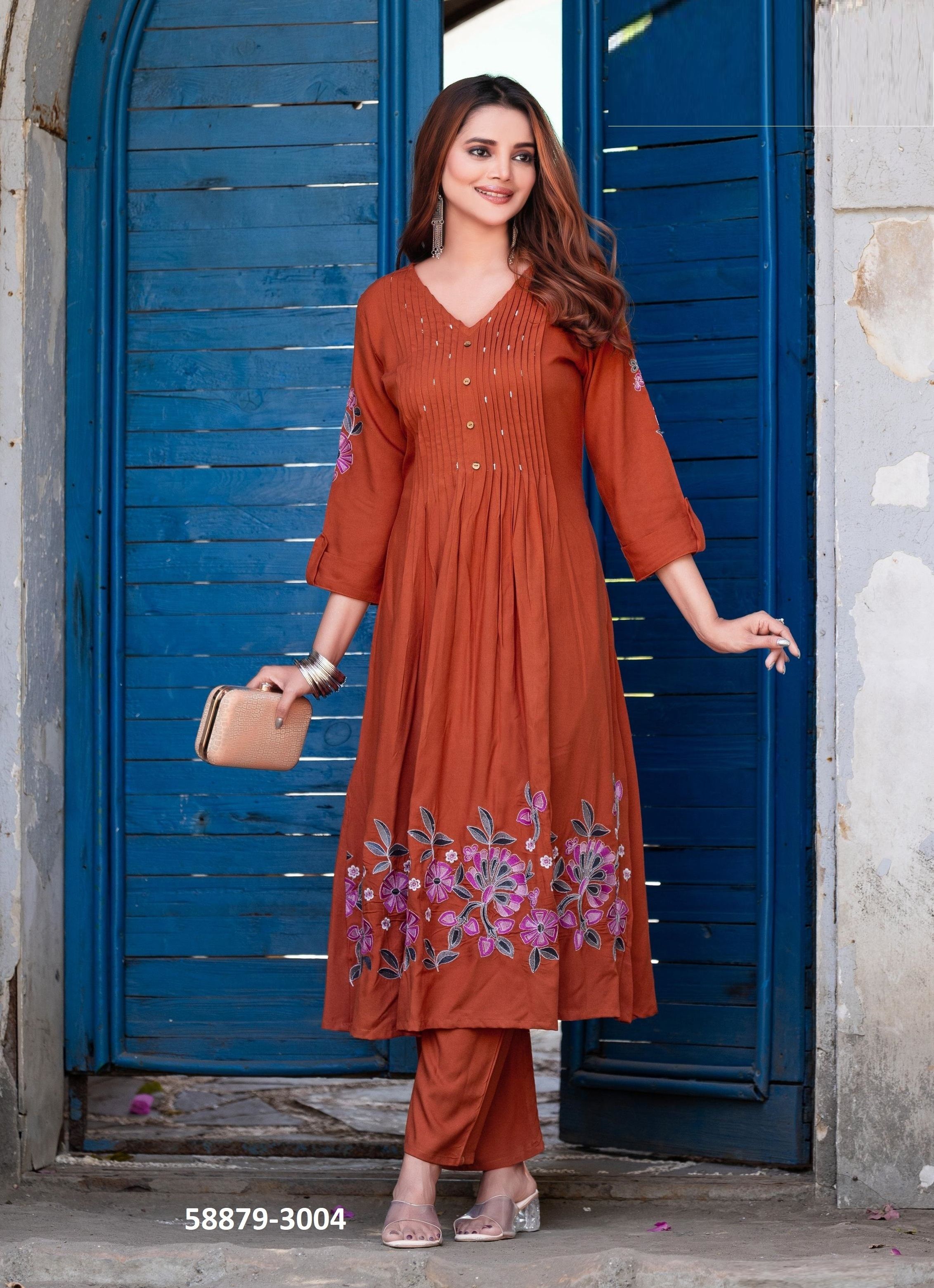 TANVIKA - Catalog # 58879 (Set of 5 Tops With Bottoms) by Brand MITTOO TANVIKA - Catalog # 58879 (Set of 5 Tops With Bottoms) by Brand MITTOO