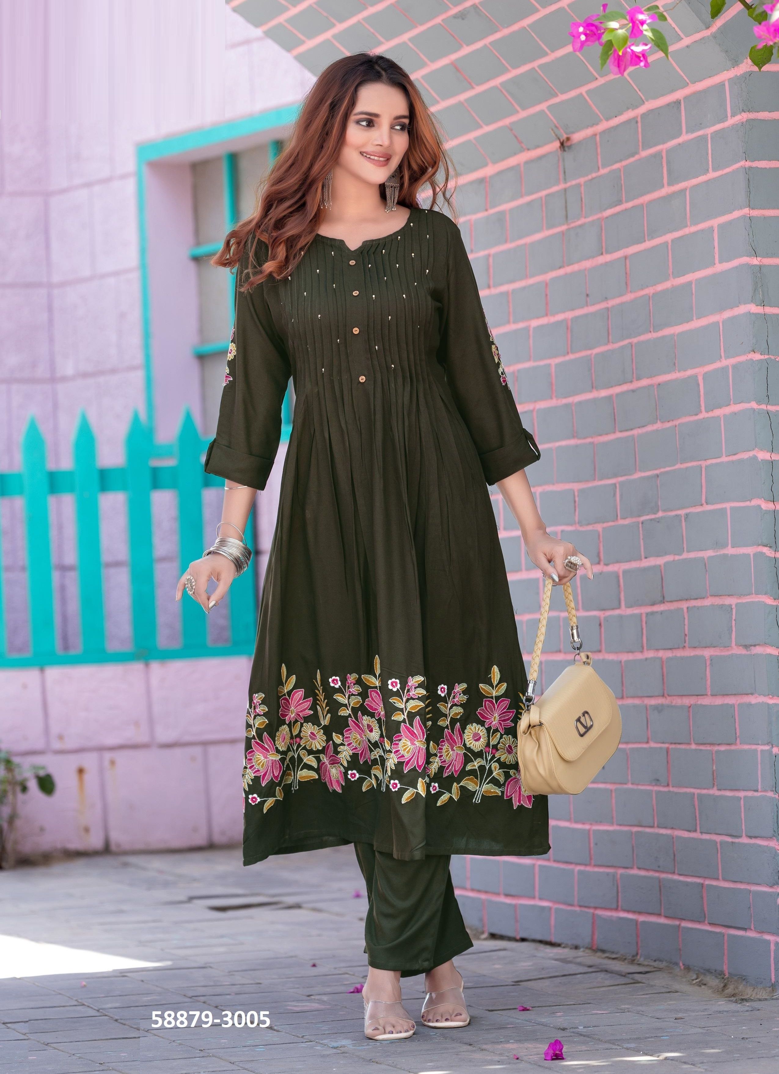 TANVIKA - Catalog # 58879 (Set of 5 Tops With Bottoms) by Brand MITTOO TANVIKA - Catalog # 58879 (Set of 5 Tops With Bottoms) by Brand MITTOO