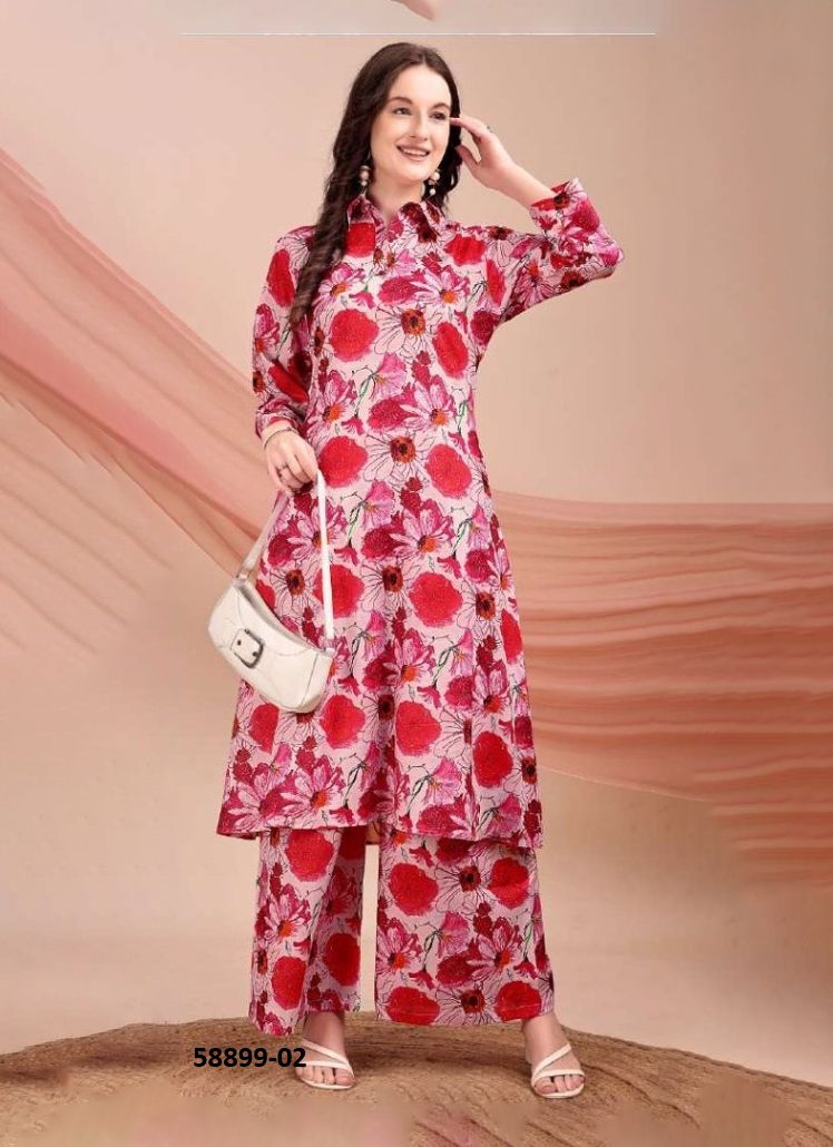COTTON FEEL 1 - Catalog # 58899 (Set of 6 Kaftans / Ponchos) by Brand DESI MUSE