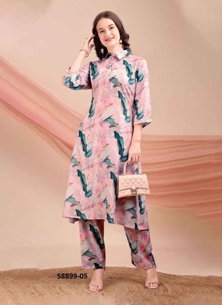 COTTON FEEL 1 - Catalog # 58899 (Set of 6 Kaftans / Ponchos) by Brand DESI MUSE