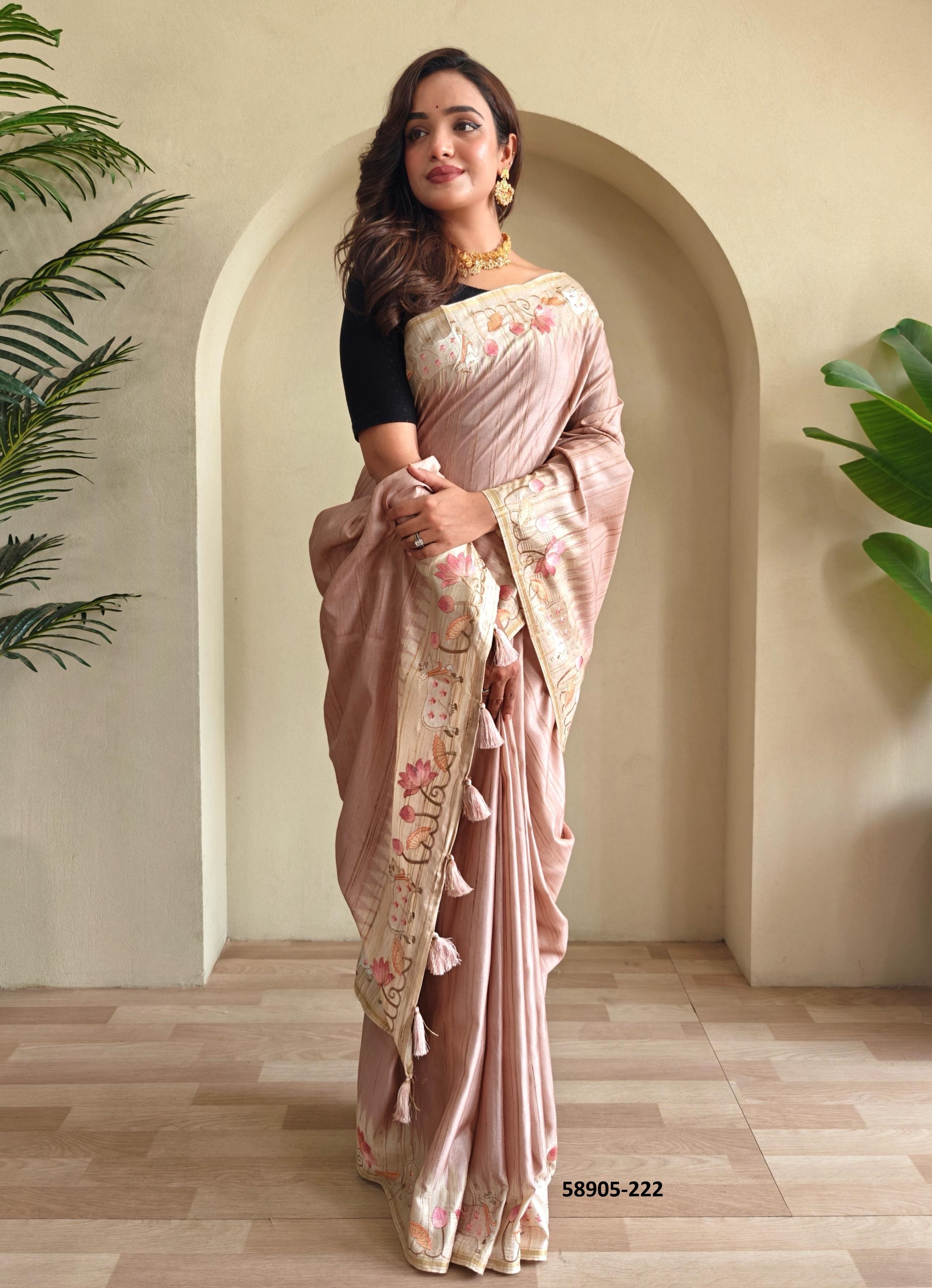 KALYANI - Catalog # 58905 (Set of 5 Sarees) by Brand DESI MUSE
