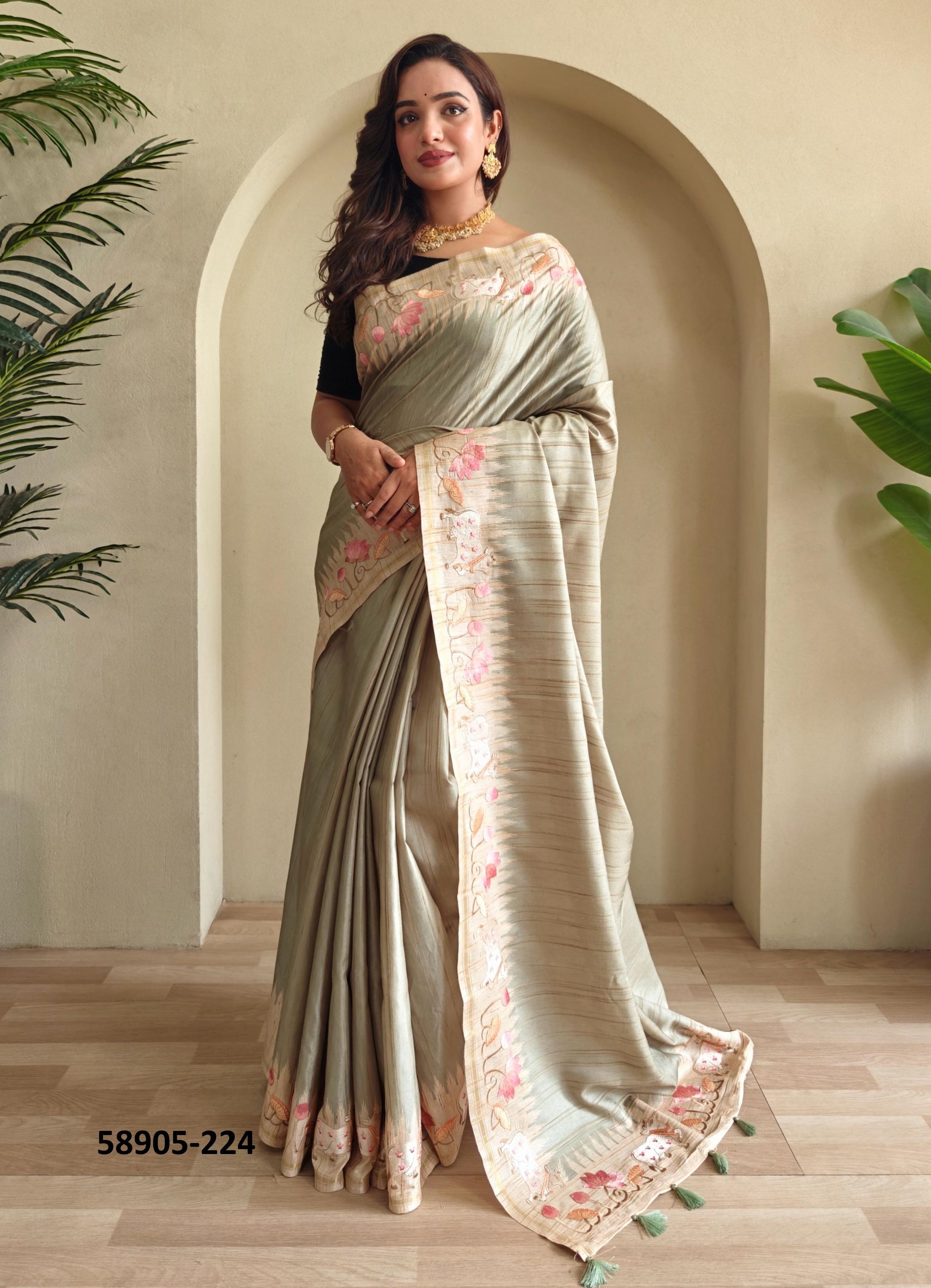 KALYANI - Catalog # 58905 (Set of 5 Sarees) by Brand DESI MUSE