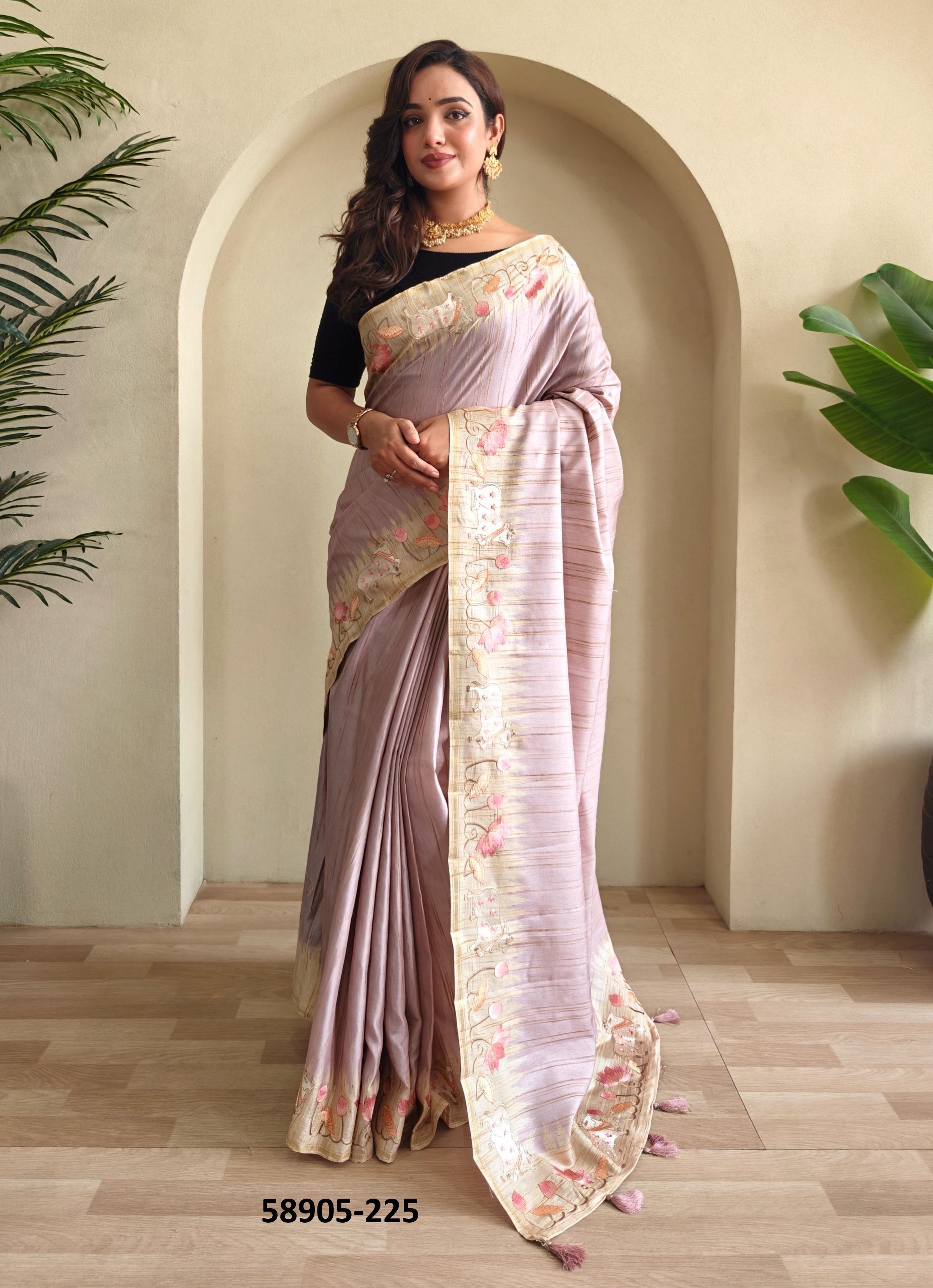 KALYANI - Catalog # 58905 (Set of 5 Sarees) by Brand DESI MUSE