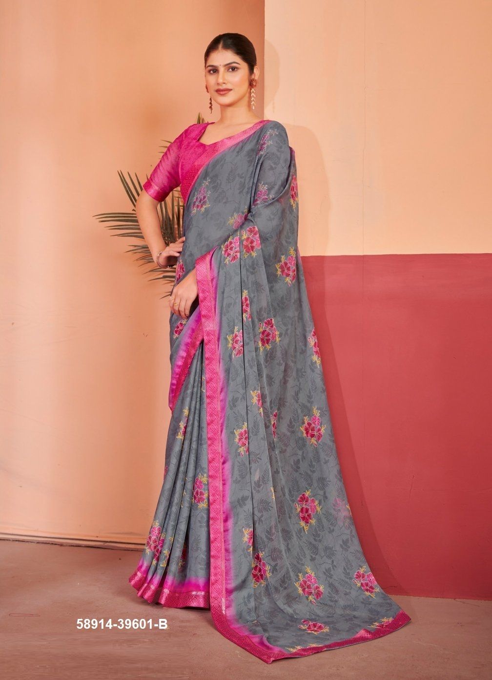 SIMAAYA 7 - Catalog # 58914 (Set of 12 Sarees) by Brand RUCHI SAREES