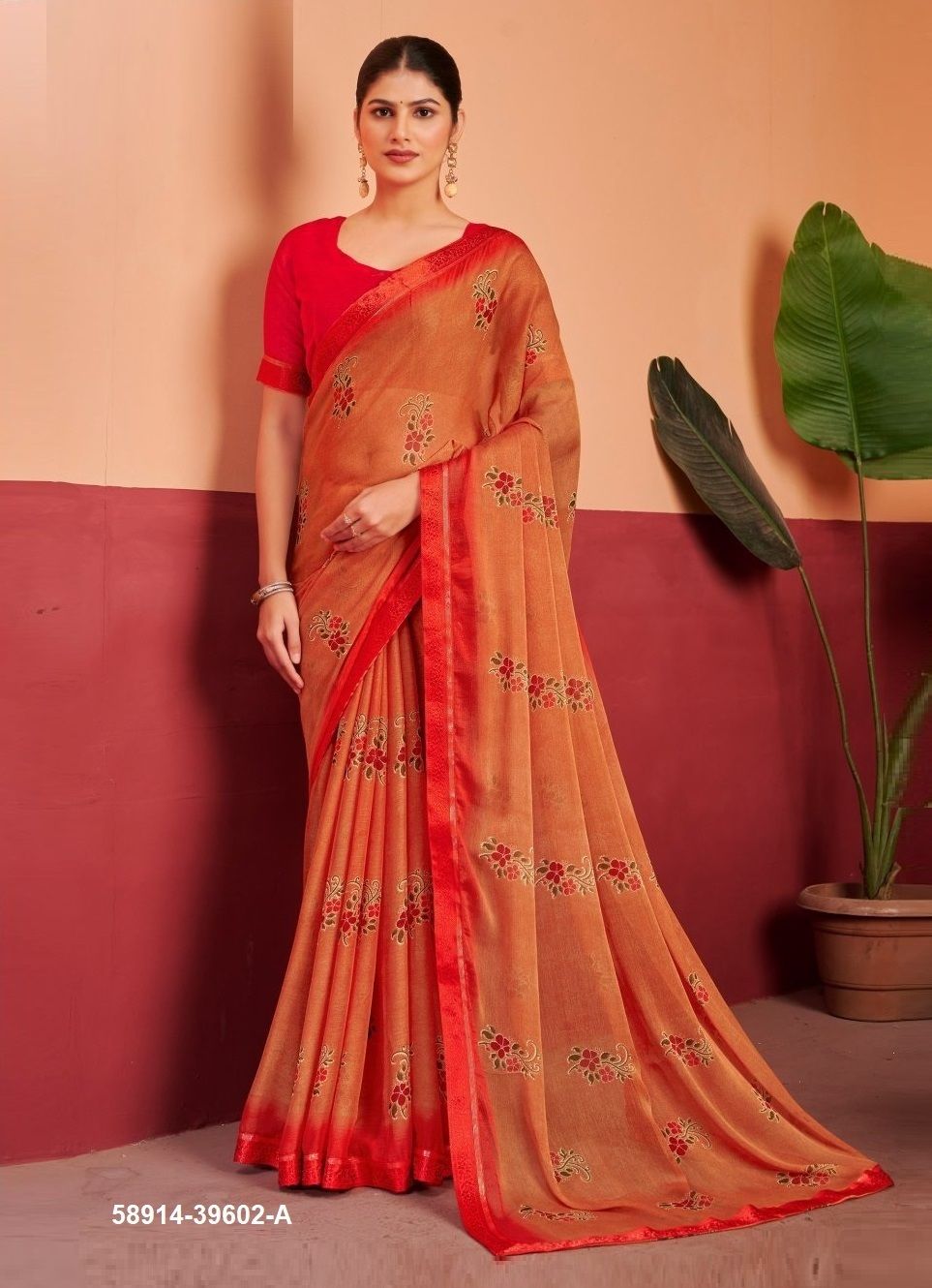 SIMAAYA 7 - Catalog # 58914 (Set of 12 Sarees) by Brand RUCHI SAREES