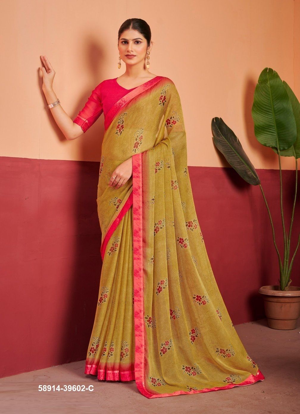 SIMAAYA 7 - Catalog # 58914 (Set of 12 Sarees) by Brand RUCHI SAREES