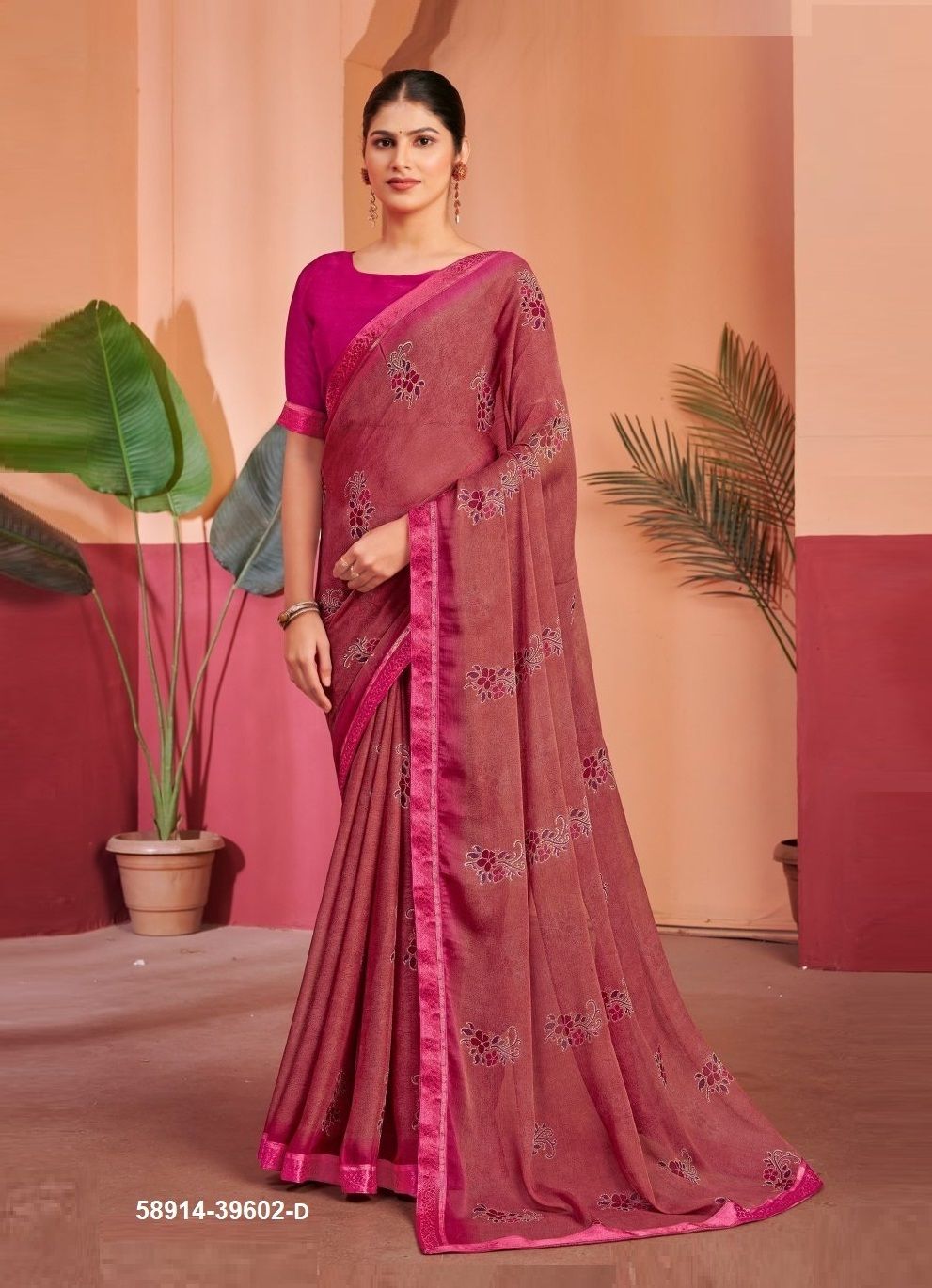 SIMAAYA 7 - Catalog # 58914 (Set of 12 Sarees) by Brand RUCHI SAREES