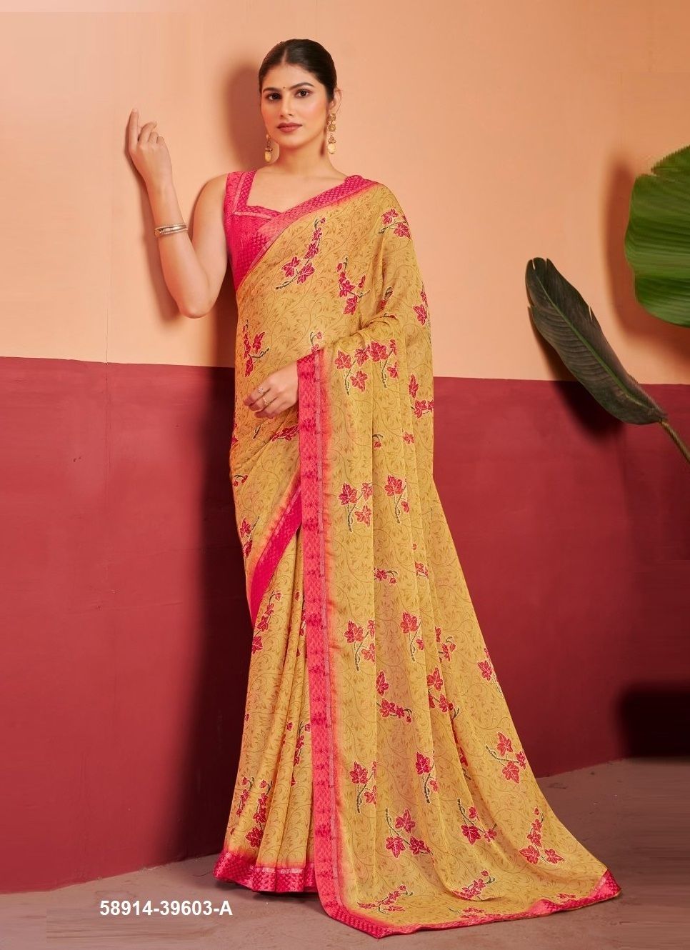 SIMAAYA 7 - Catalog # 58914 (Set of 12 Sarees) by Brand RUCHI SAREES
