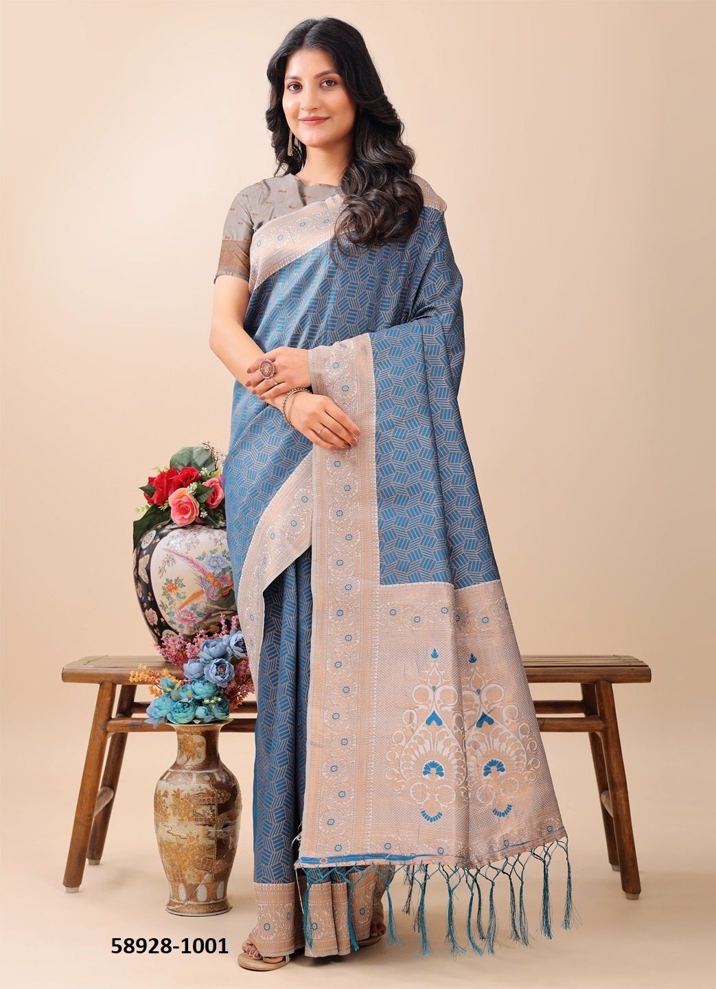 MISS INDIA - Catalog # 58928 (Set of 8 Sarees) by Brand DESI MUSE MISS INDIA - Catalog # 58928 (Set of 8 Sarees) by Brand DESI MUSE
