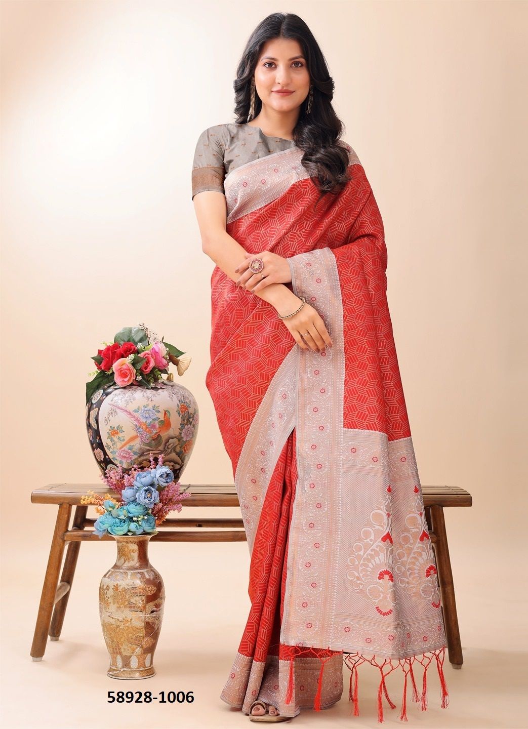 MISS INDIA - Catalog # 58928 (Set of 8 Sarees) by Brand DESI MUSE MISS INDIA - Catalog # 58928 (Set of 8 Sarees) by Brand DESI MUSE