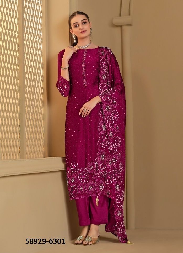 AZZARO 3 - Catalog # 58929 (Set of 6 Semi-Stitched / Un-Stitched Suits) by Brand VIPUL FASHIONS AZZARO 3 - Catalog # 58929 (Set of 6 Semi-Stitched / Un-Stitched Suits) by Brand VIPUL FASHIONS