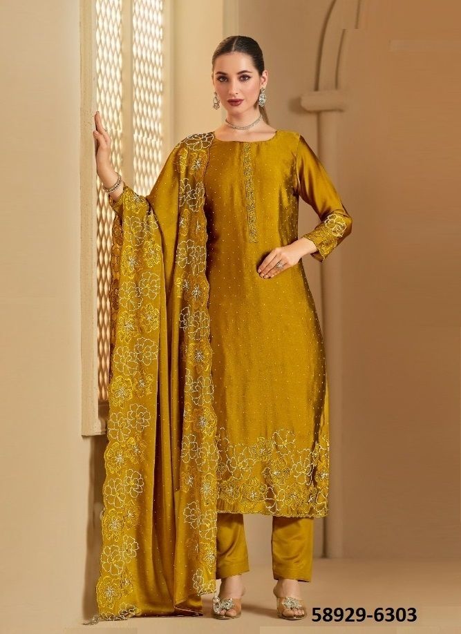 AZZARO 3 - Catalog # 58929 (Set of 6 Semi-Stitched / Un-Stitched Suits) by Brand VIPUL FASHIONS AZZARO 3 - Catalog # 58929 (Set of 6 Semi-Stitched / Un-Stitched Suits) by Brand VIPUL FASHIONS