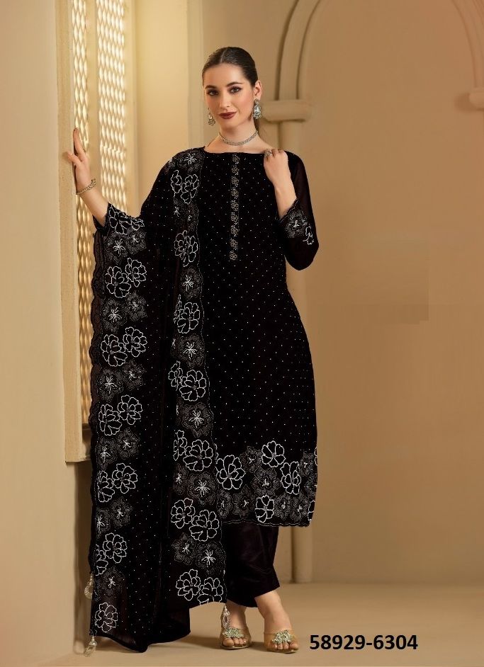 AZZARO 3 - Catalog # 58929 (Set of 6 Semi-Stitched / Un-Stitched Suits) by Brand VIPUL FASHIONS AZZARO 3 - Catalog # 58929 (Set of 6 Semi-Stitched / Un-Stitched Suits) by Brand VIPUL FASHIONS