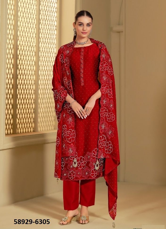 AZZARO 3 - Catalog # 58929 (Set of 6 Semi-Stitched / Un-Stitched Suits) by Brand VIPUL FASHIONS AZZARO 3 - Catalog # 58929 (Set of 6 Semi-Stitched / Un-Stitched Suits) by Brand VIPUL FASHIONS
