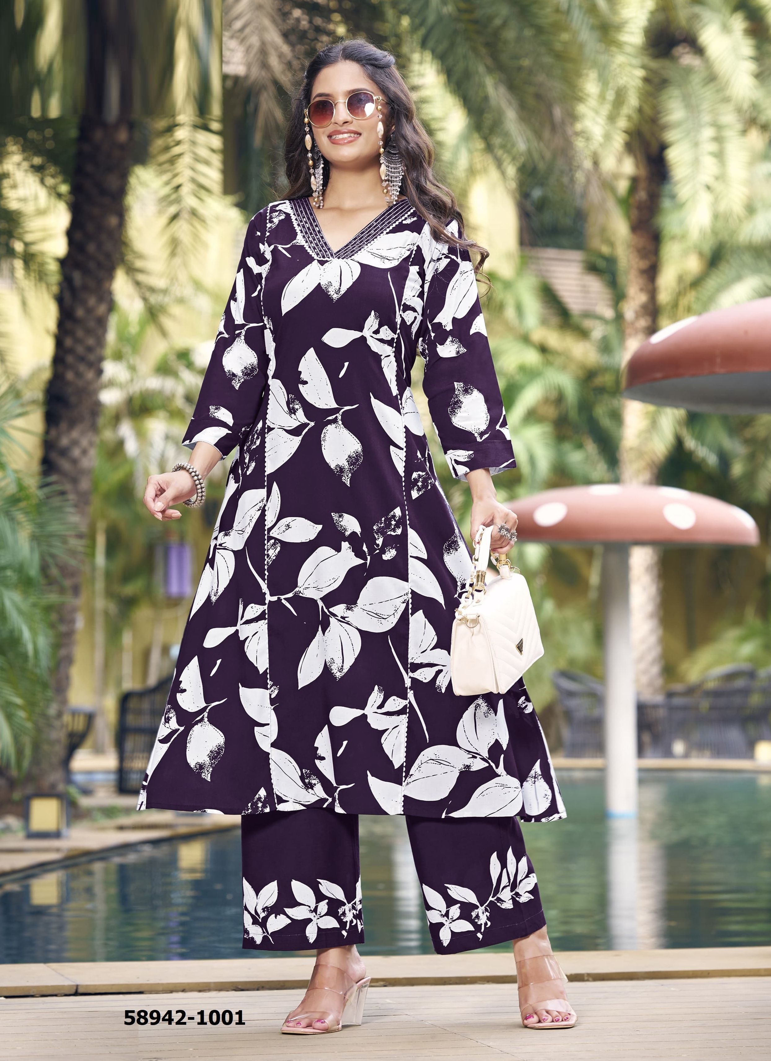 PAYAL - Catalog # 58942 (Set of 6 Tops With Bottoms) by Brand WOODEE AHMEDABAD PAYAL - Catalog # 58942 (Set of 6 Tops With Bottoms) by Brand WOODEE AHMEDABAD