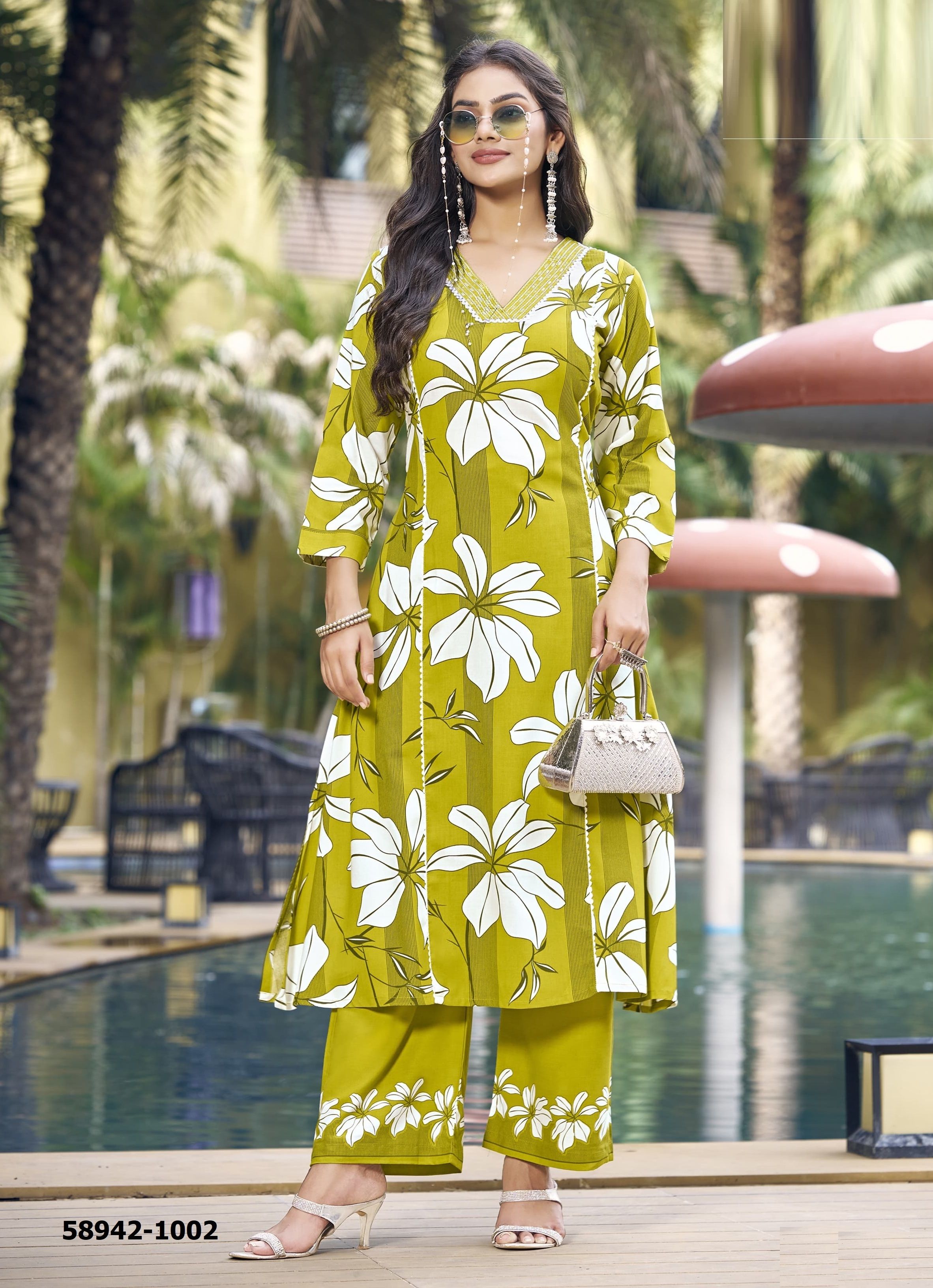 PAYAL - Catalog # 58942 (Set of 6 Tops With Bottoms) by Brand WOODEE AHMEDABAD PAYAL - Catalog # 58942 (Set of 6 Tops With Bottoms) by Brand WOODEE AHMEDABAD